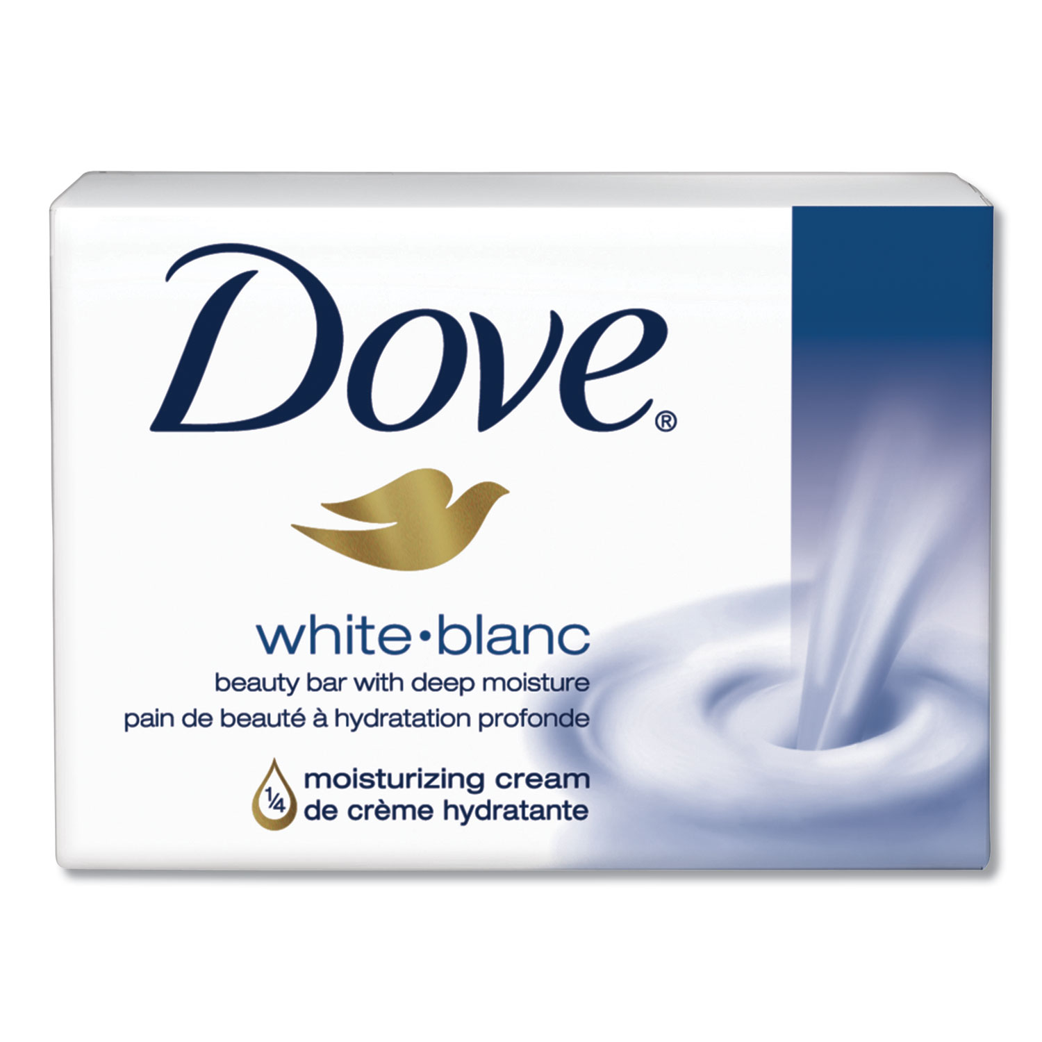  Dove CB614243 Moisturizing Bar Soap, Pleasant Scent, 3.15oz, 48/Carton (DVOCB614243) 