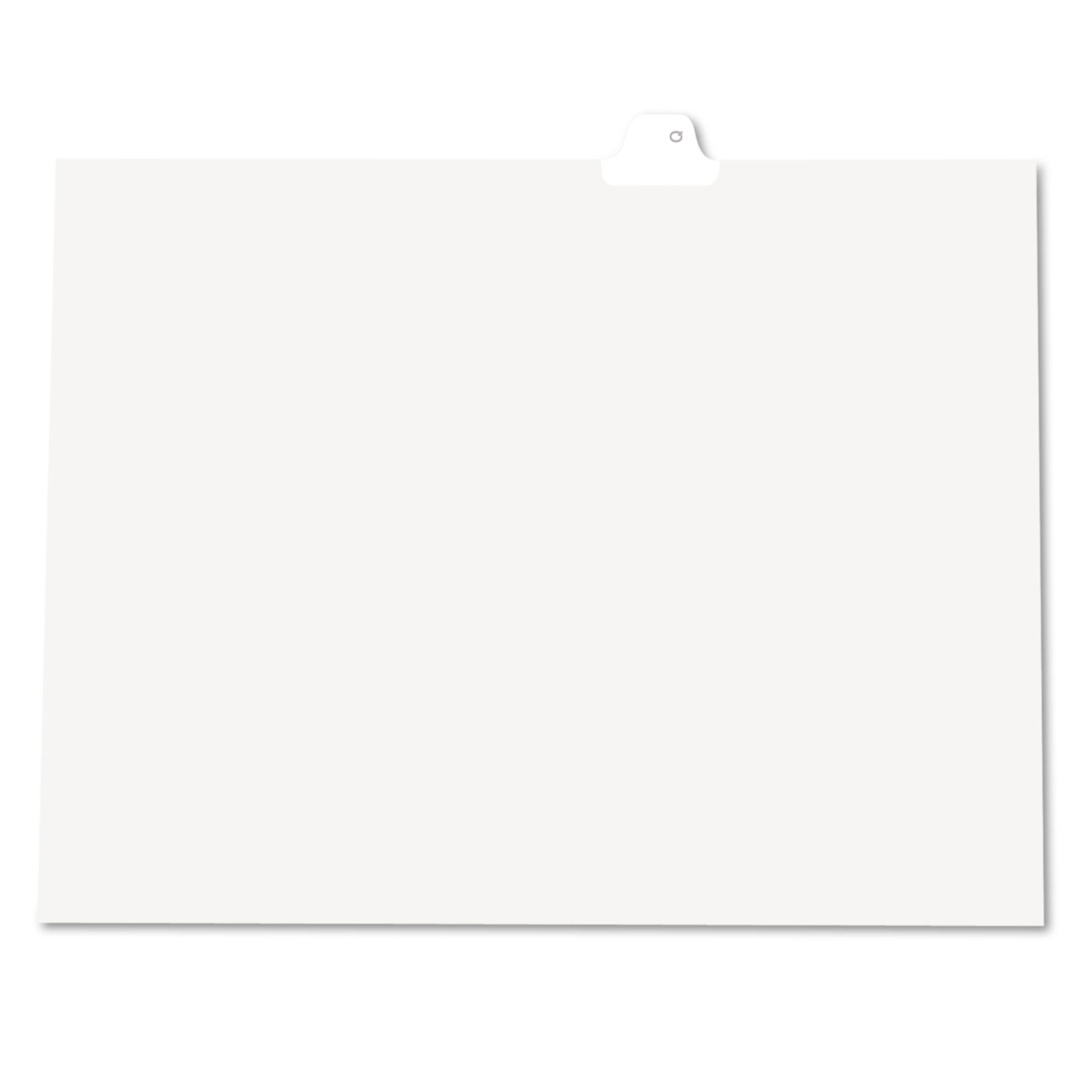 80000 Series Legal Index Dividers, Side Tab, Printed Q, White, 25/Pack