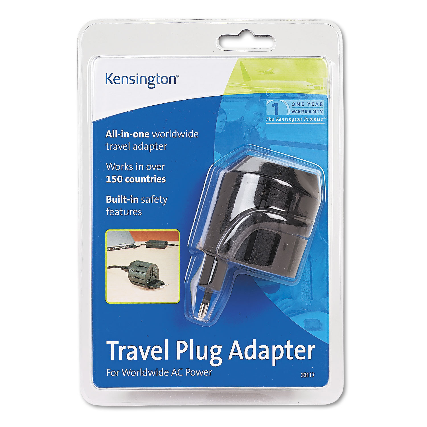 International Travel Plug Adapter for Notebook PC/Cell Phone, 110V