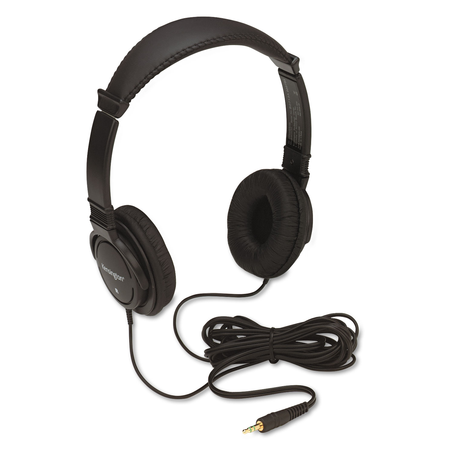  Kensington K33137 Hi-Fi Headphones, Plush Sealed Earpads, Black (KMW33137) 