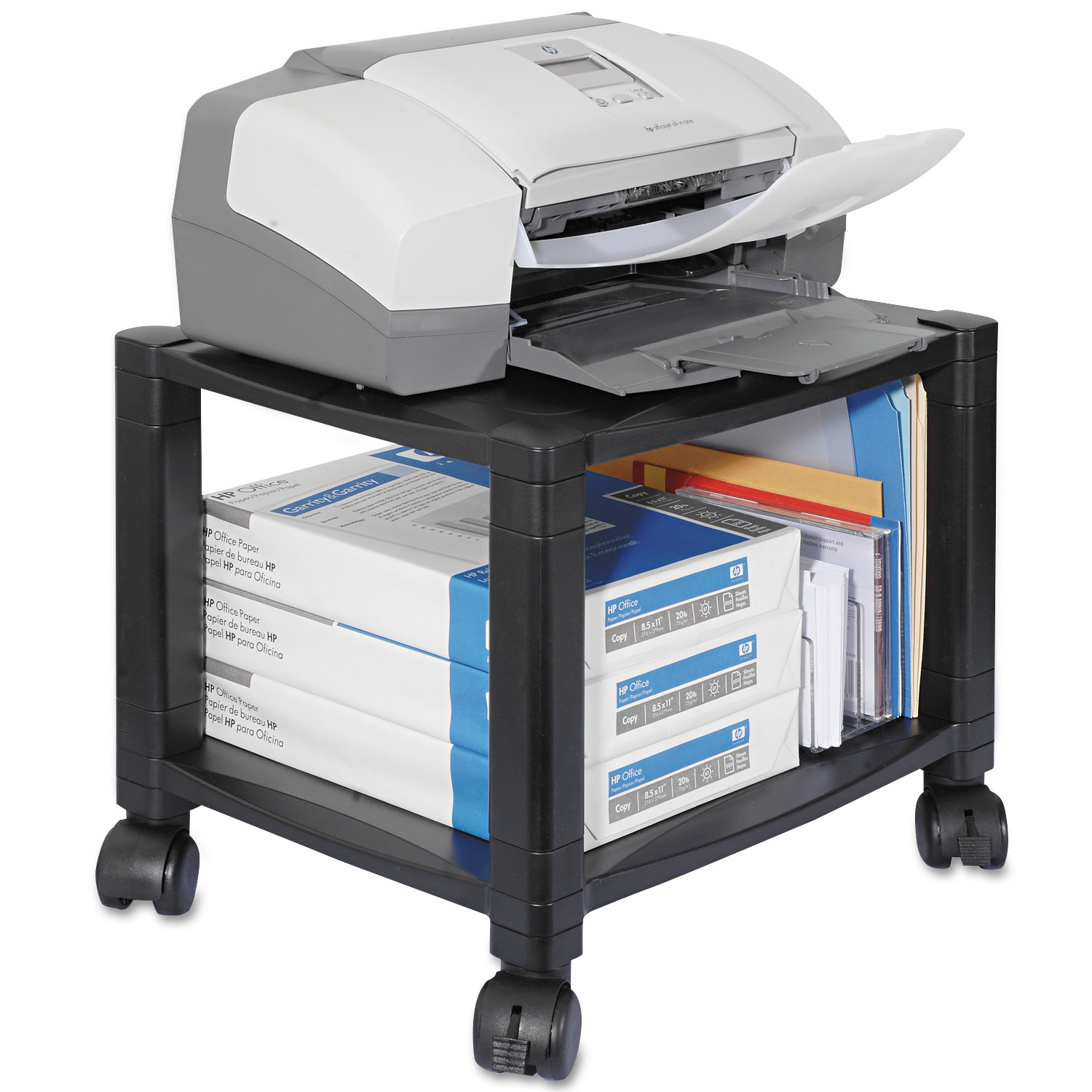 Plastic printer stand discount