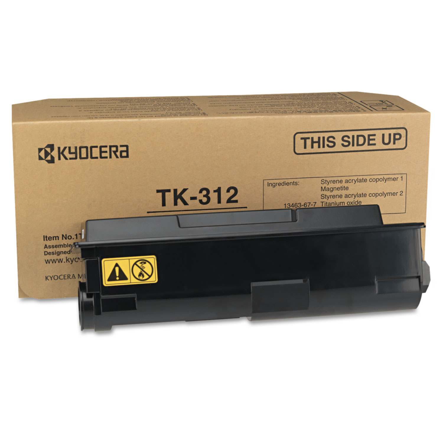 TK312 Toner, 12000 Page-Yield, Black