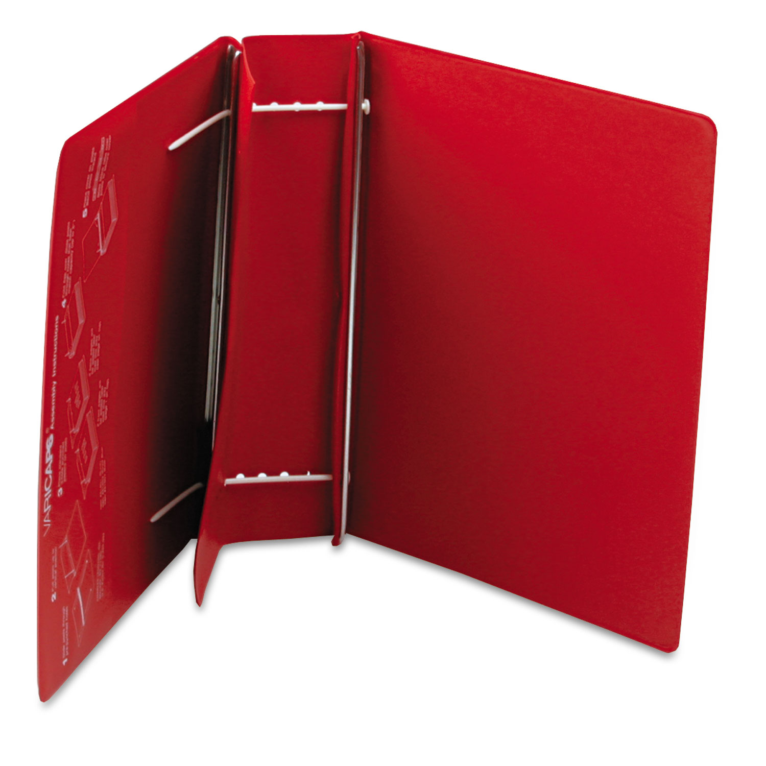 Varicap6 Expandable 1 To 6 Post Binder, 11 x 8-1/2, Red
