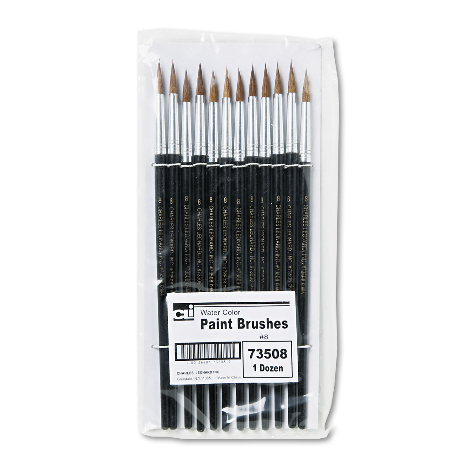 Artist Brush, Size 8, Camel Hair, Round Profile, 12/Pack - Vicco Supply -  Online