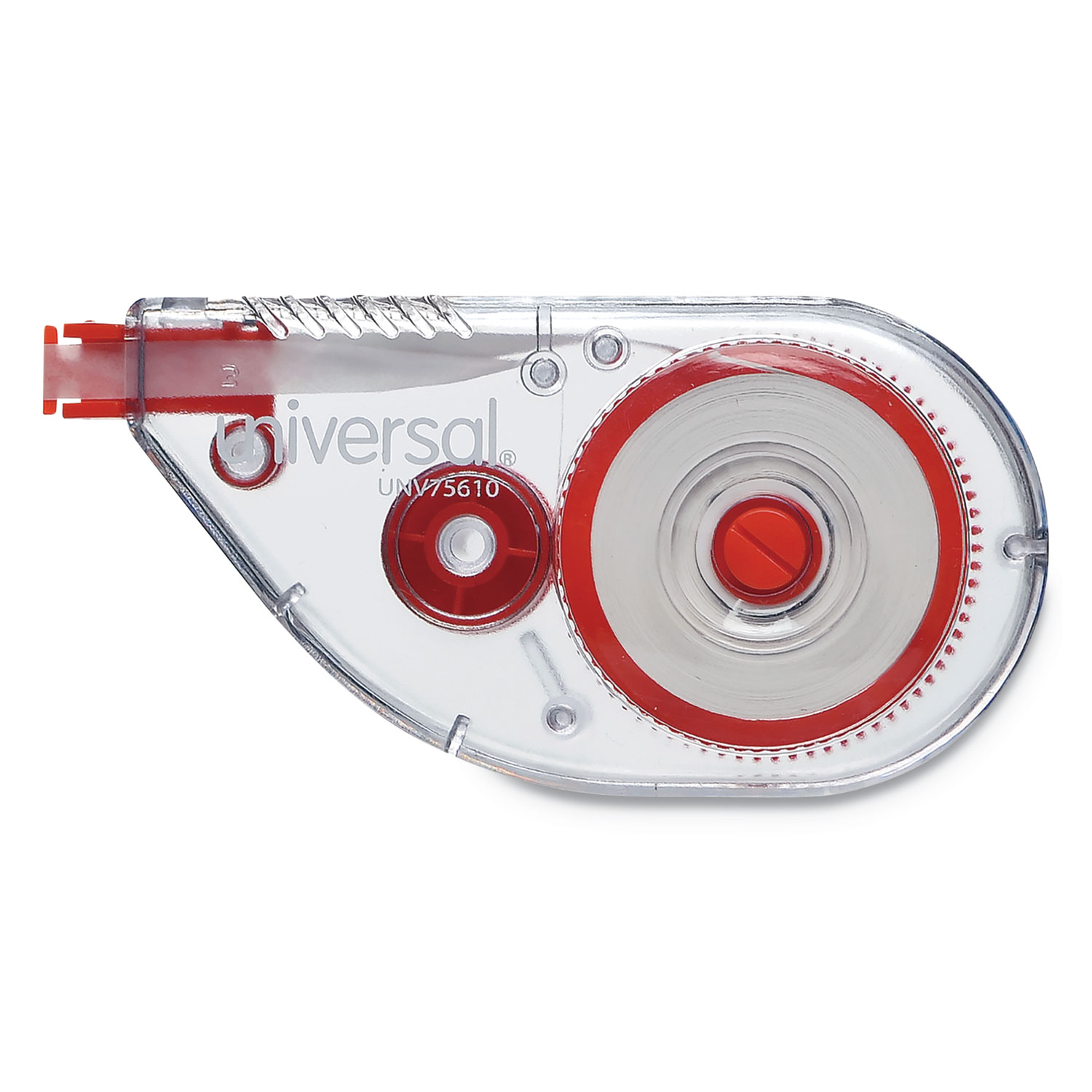  Universal UNV75610 Side-Application Correction Tape, 1/5 x 393, 6/Pack (UNV75610) 