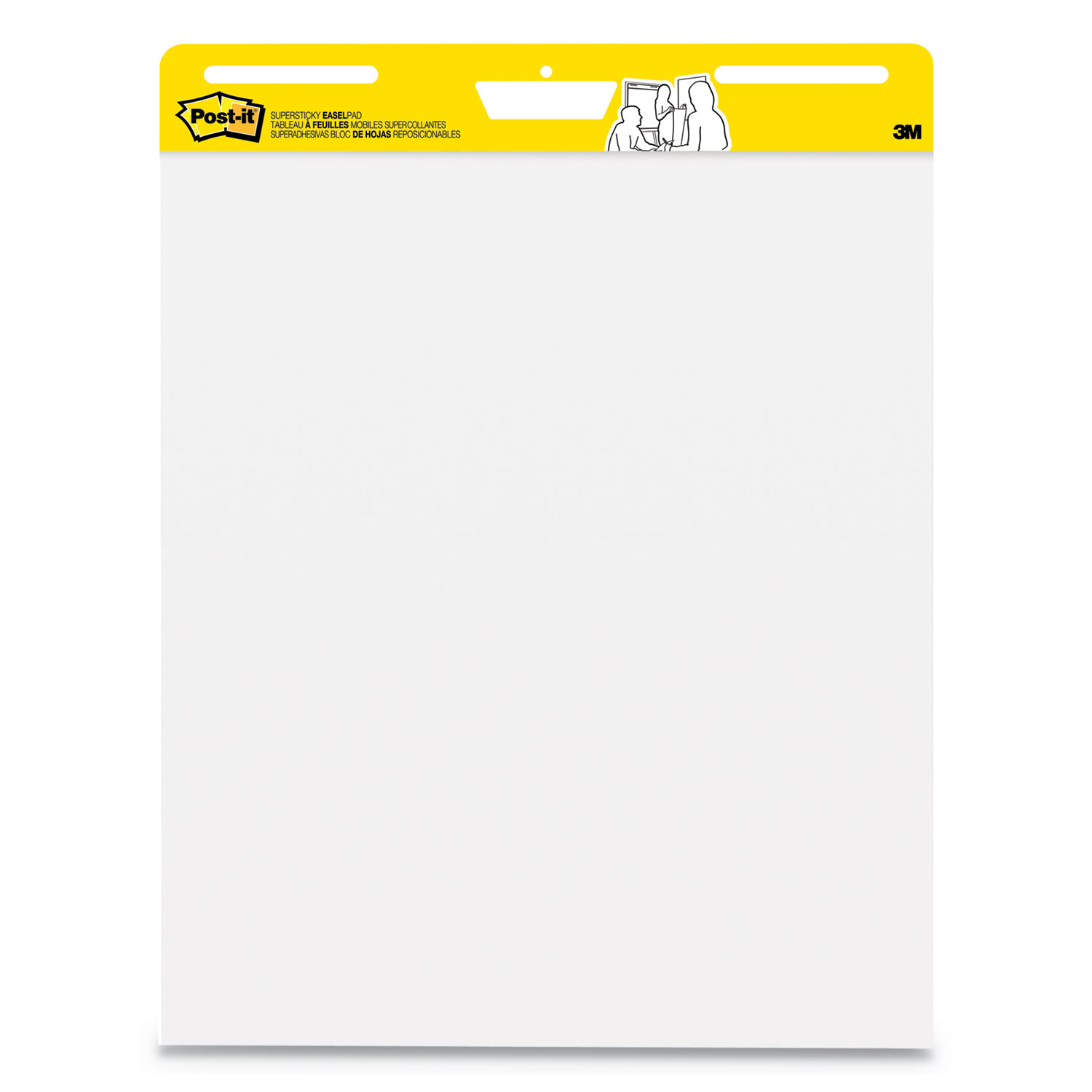  Post-it Easel Pads Super Sticky 559 STB Self-Stick Wall Pad, 25 x 30, White, 30 Sheets, 2/Carton (MMM559STB) 