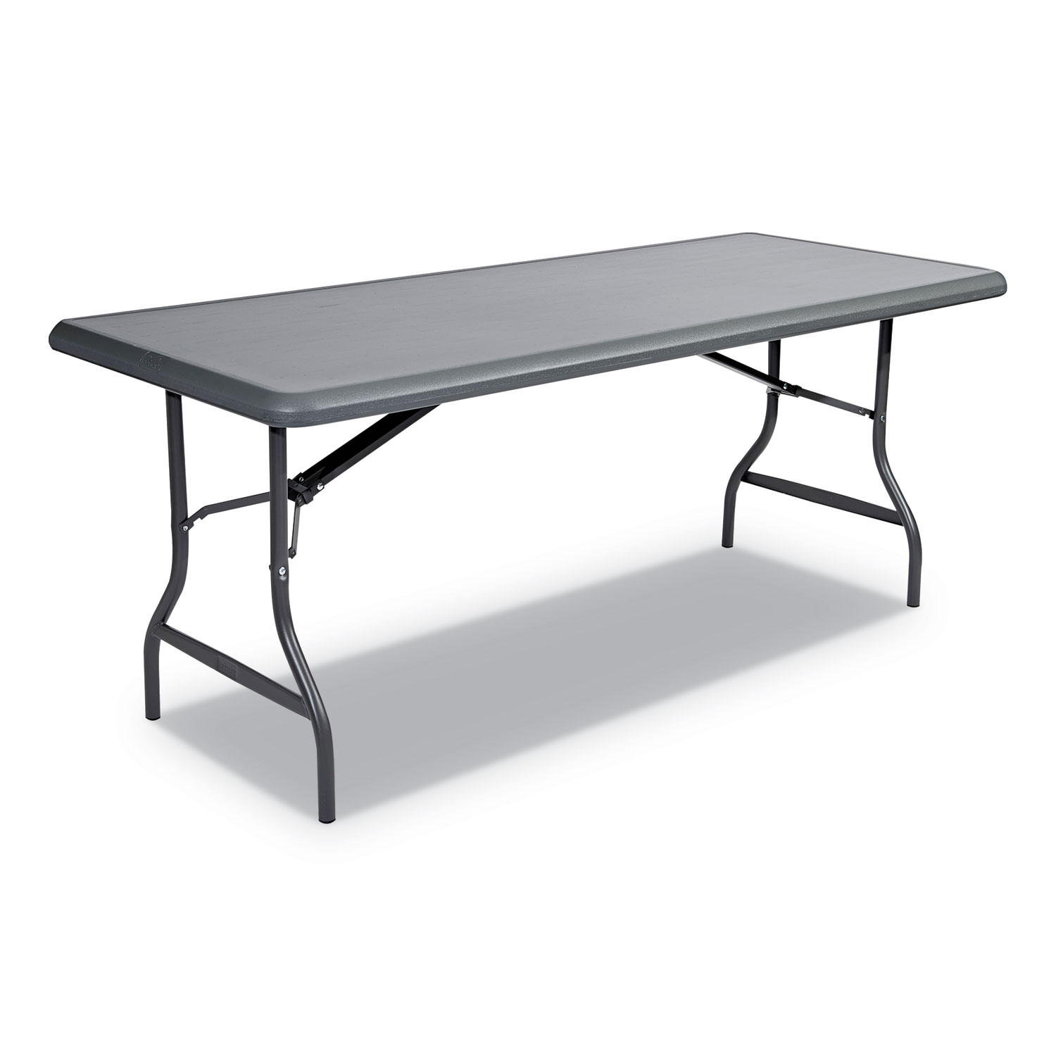  Iceberg 65227 IndestrucTables Too 1200 Series Folding Table, 72w x 30d x 29h, Charcoal (ICE65227) 