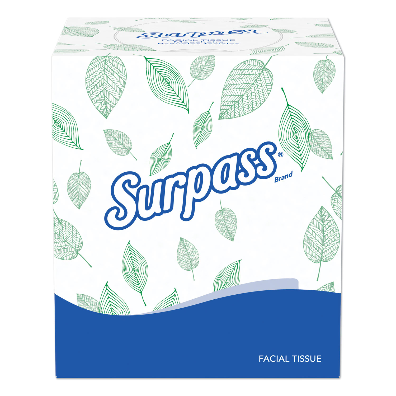  Surpass 21320 Facial Tissue, 2-Ply, White, Pop-Up Box, 110/Box, 36 Boxes/Carton (KCC21320) 
