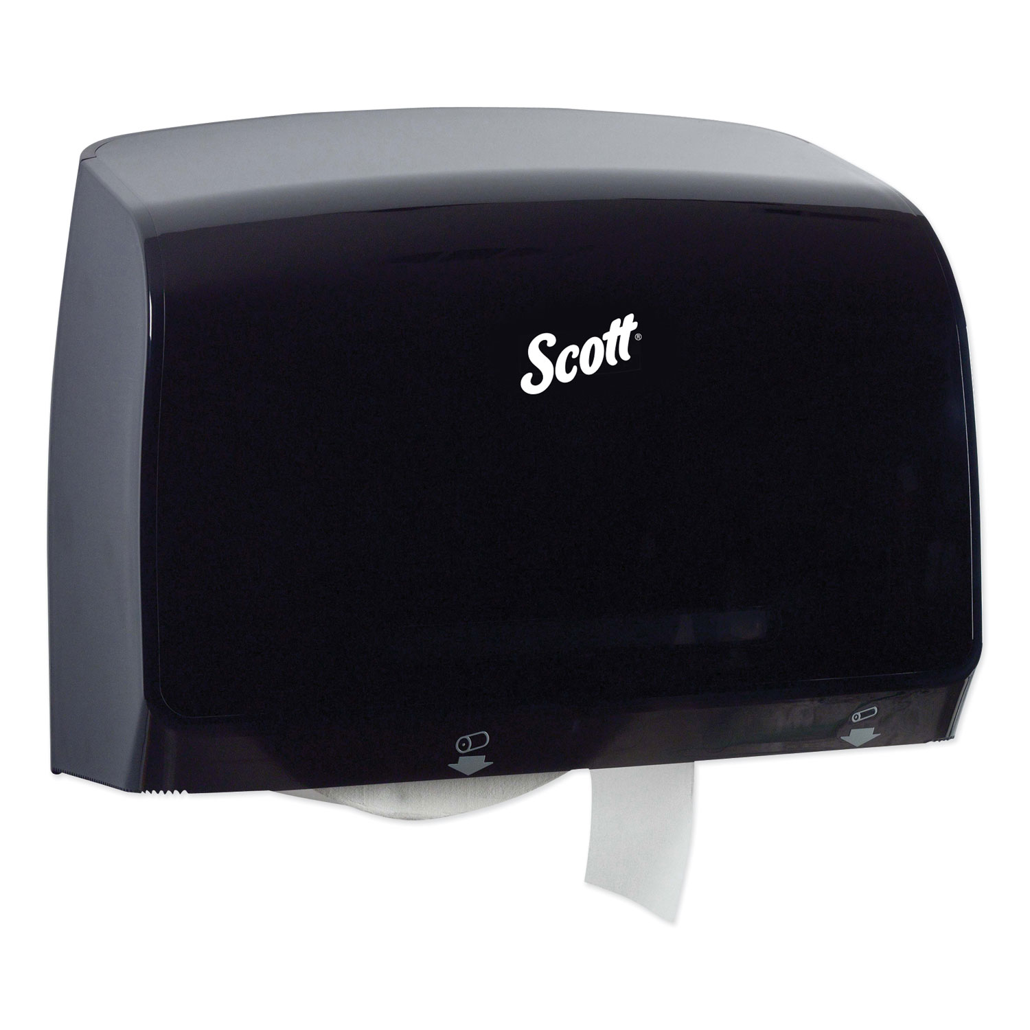  Scott 34831 Pro Coreless Jumbo Roll Tissue Dispenser, 14 1/10 x 5 4/5 x 10 2/5, Black (KCC34831) 