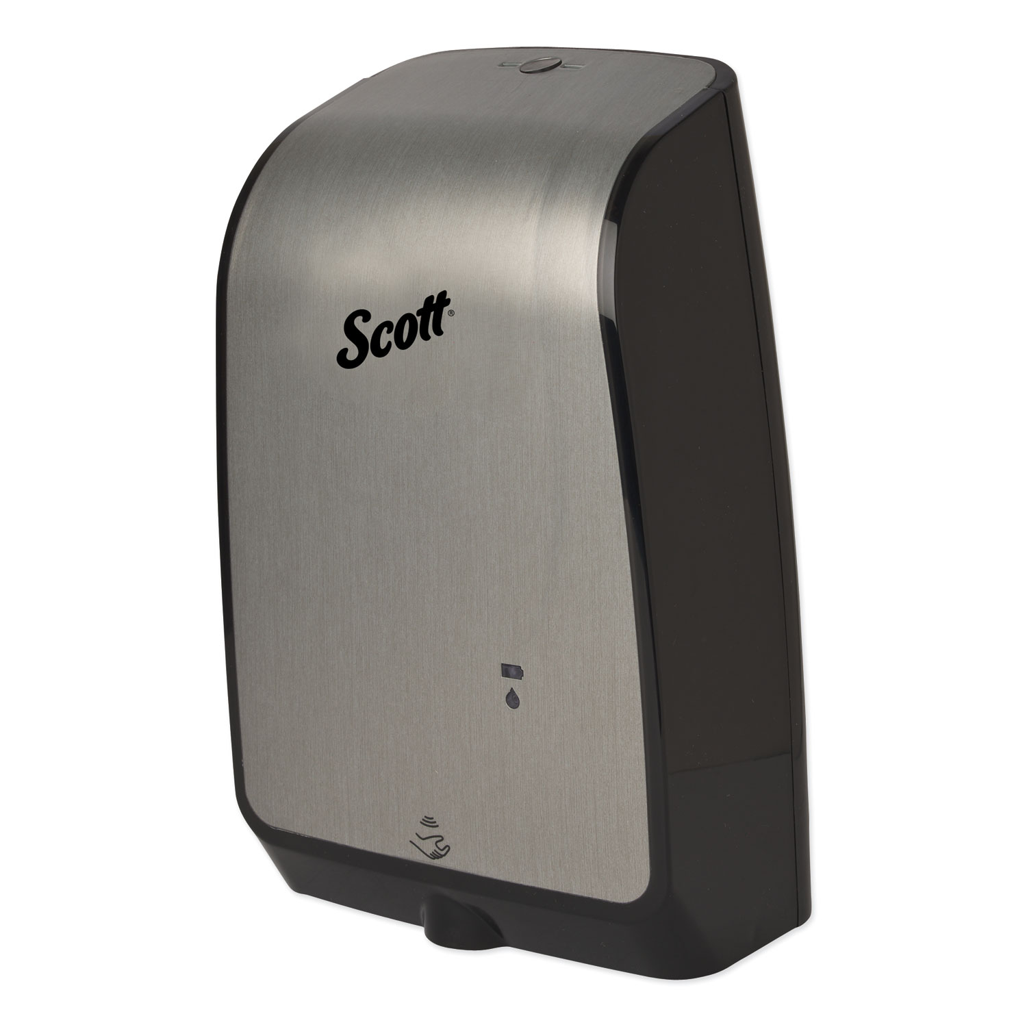  Scott 32508 Electronic Skin Care Dispenser, 1200 mL, 7.3 x 4 x 11.7, Brushed Metallic (KCC32508) 