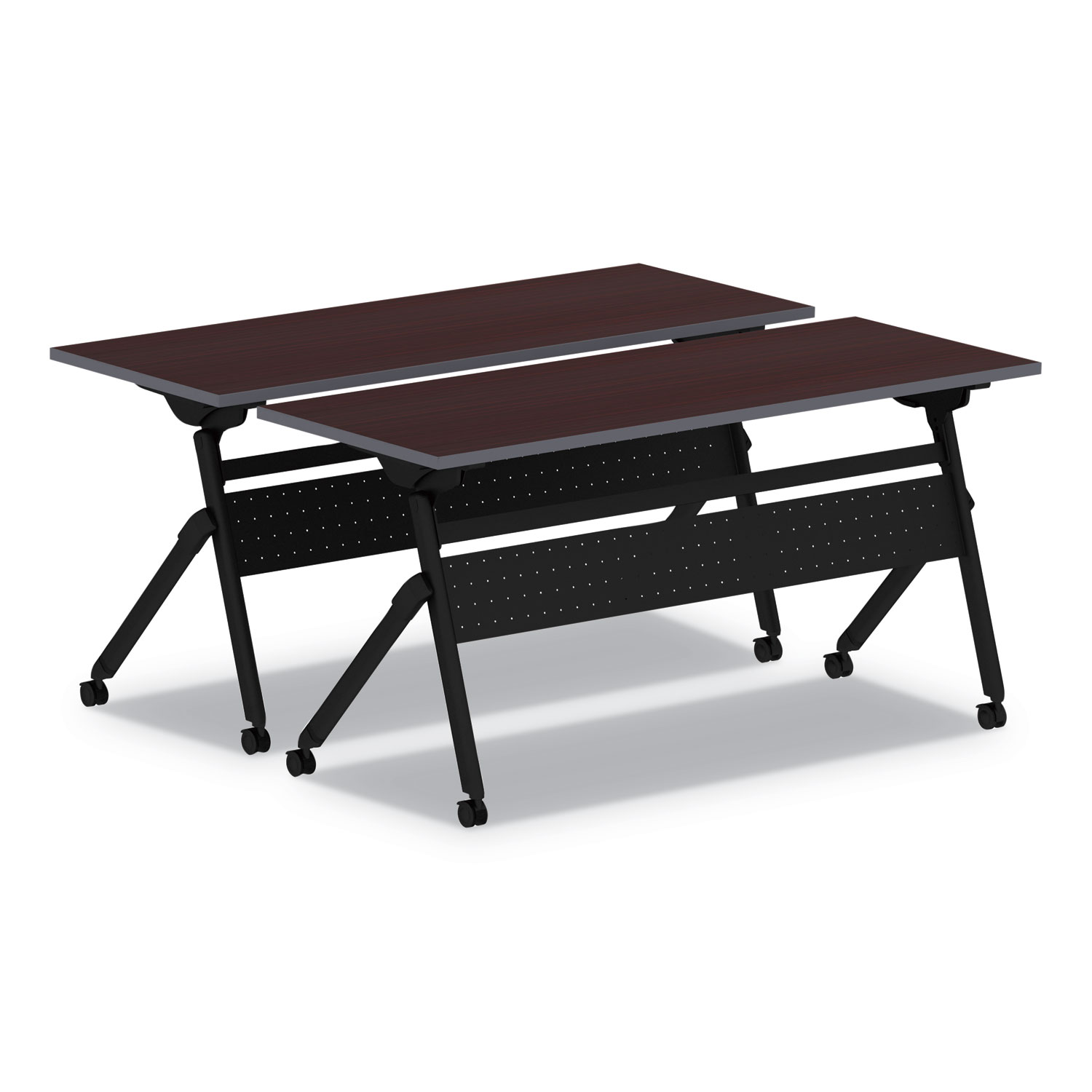 Flip and Nest Table Base, 58w x 28 3/8h, Black