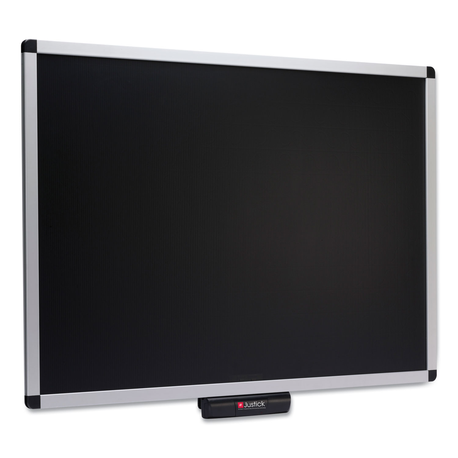 Justick Premium Aluminum-Frame Electro-Surface Bulletin Board, 36