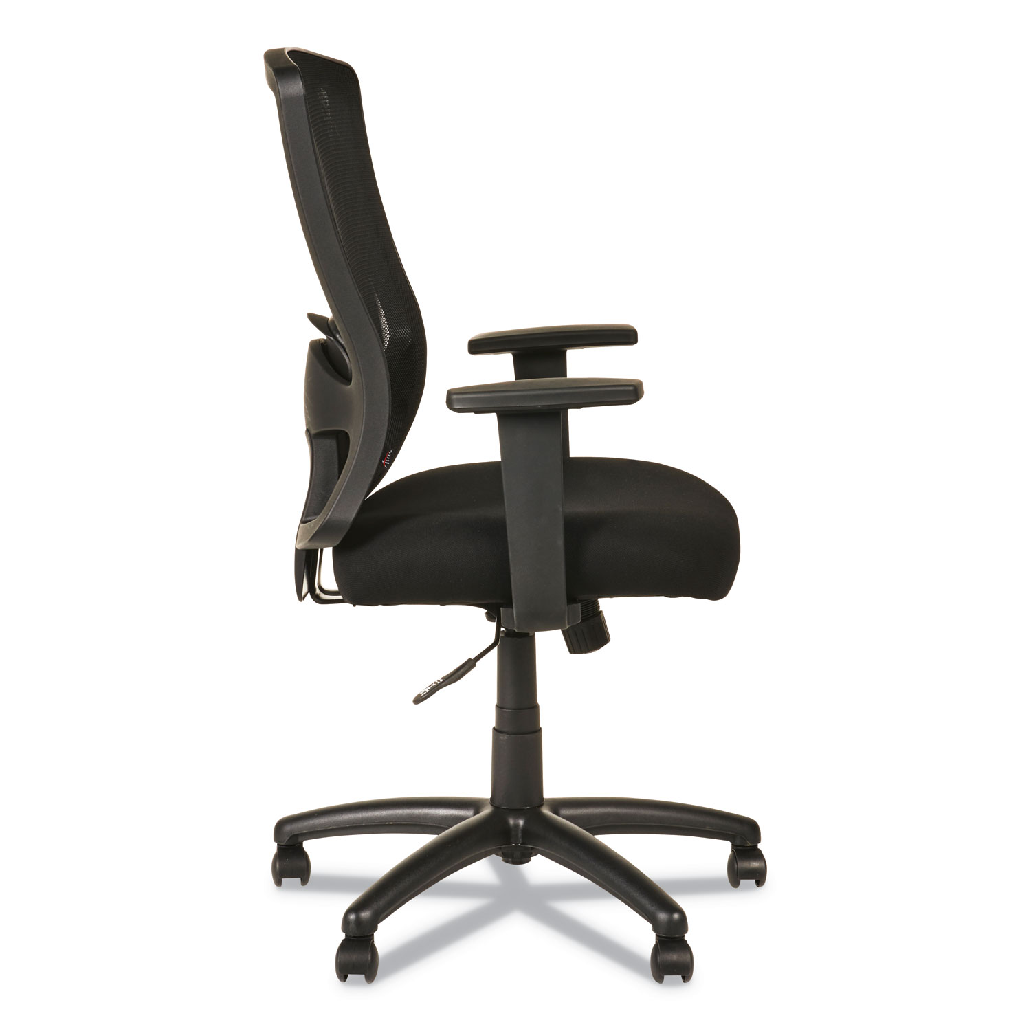 Alera Etros Series High-Back Swivel/Tilt Chair, Supports up to 275 lbs., Black Seat/Black Back, Black Base