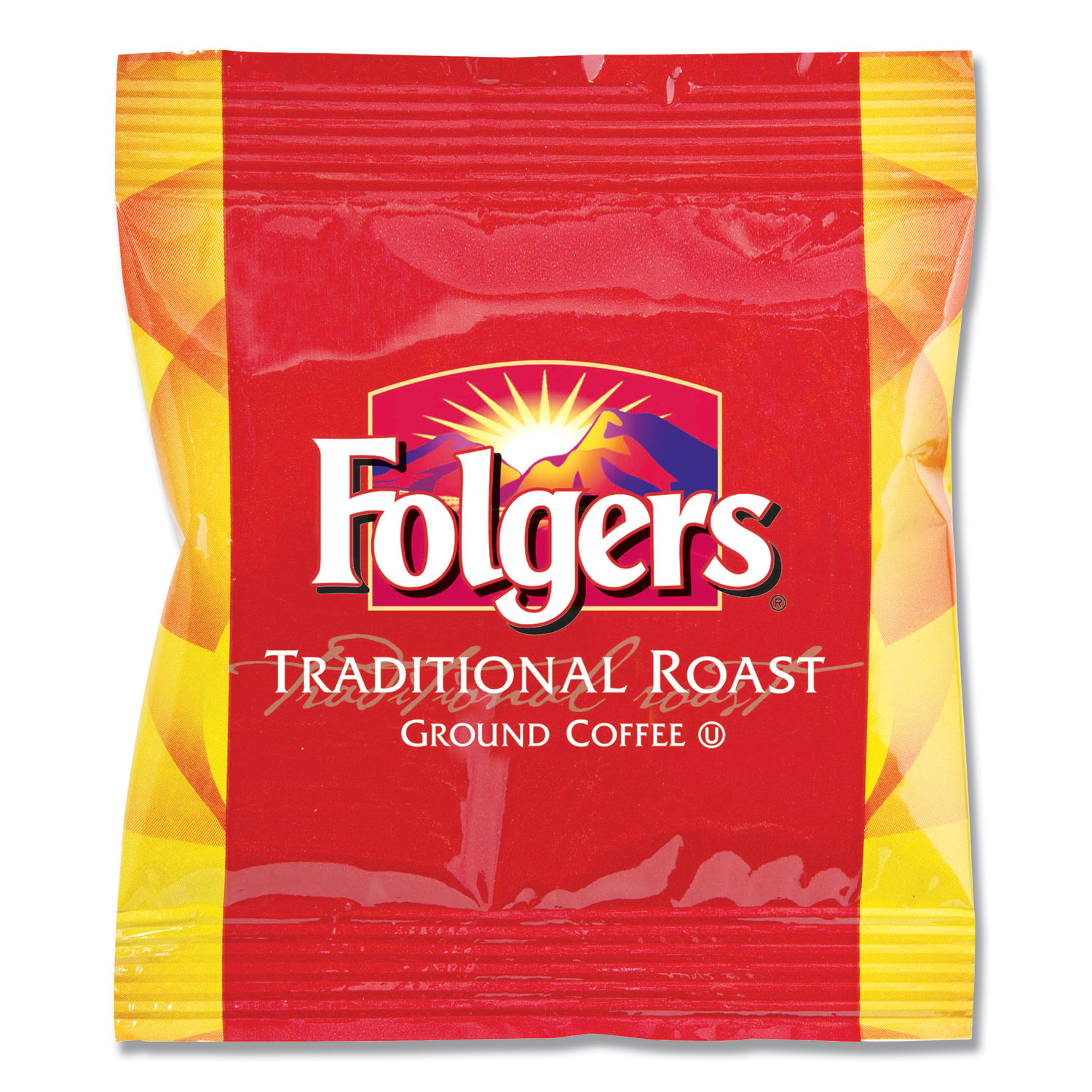  Folgers 2550063006 Ground Coffee Fraction Packs, Traditional Roast, 2oz, 42/Carton (FOL63006) 