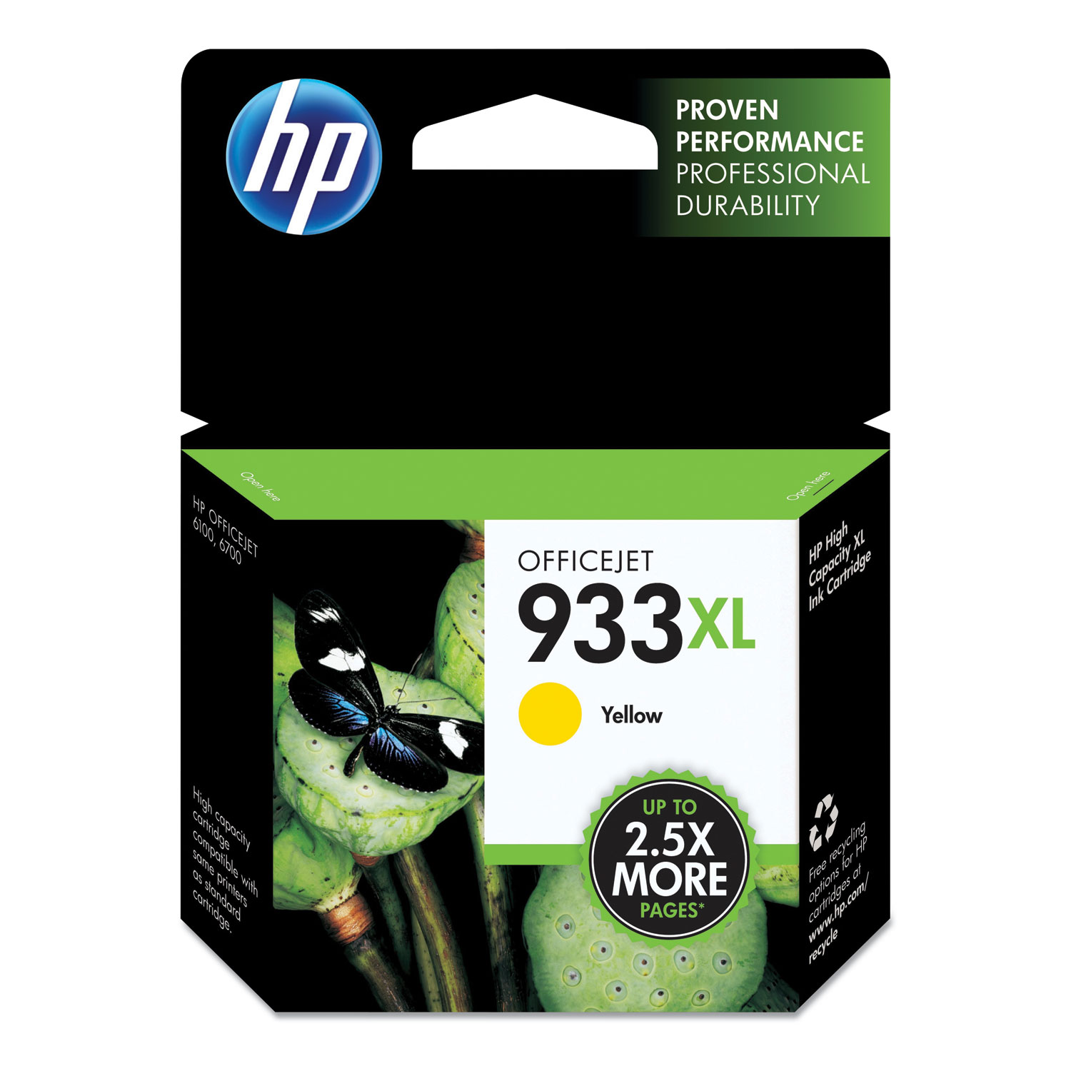  HP CN056AN HP 933XL, (CN056AN) High Yield Yellow Original Ink Cartridge (HEWCN056AN) 