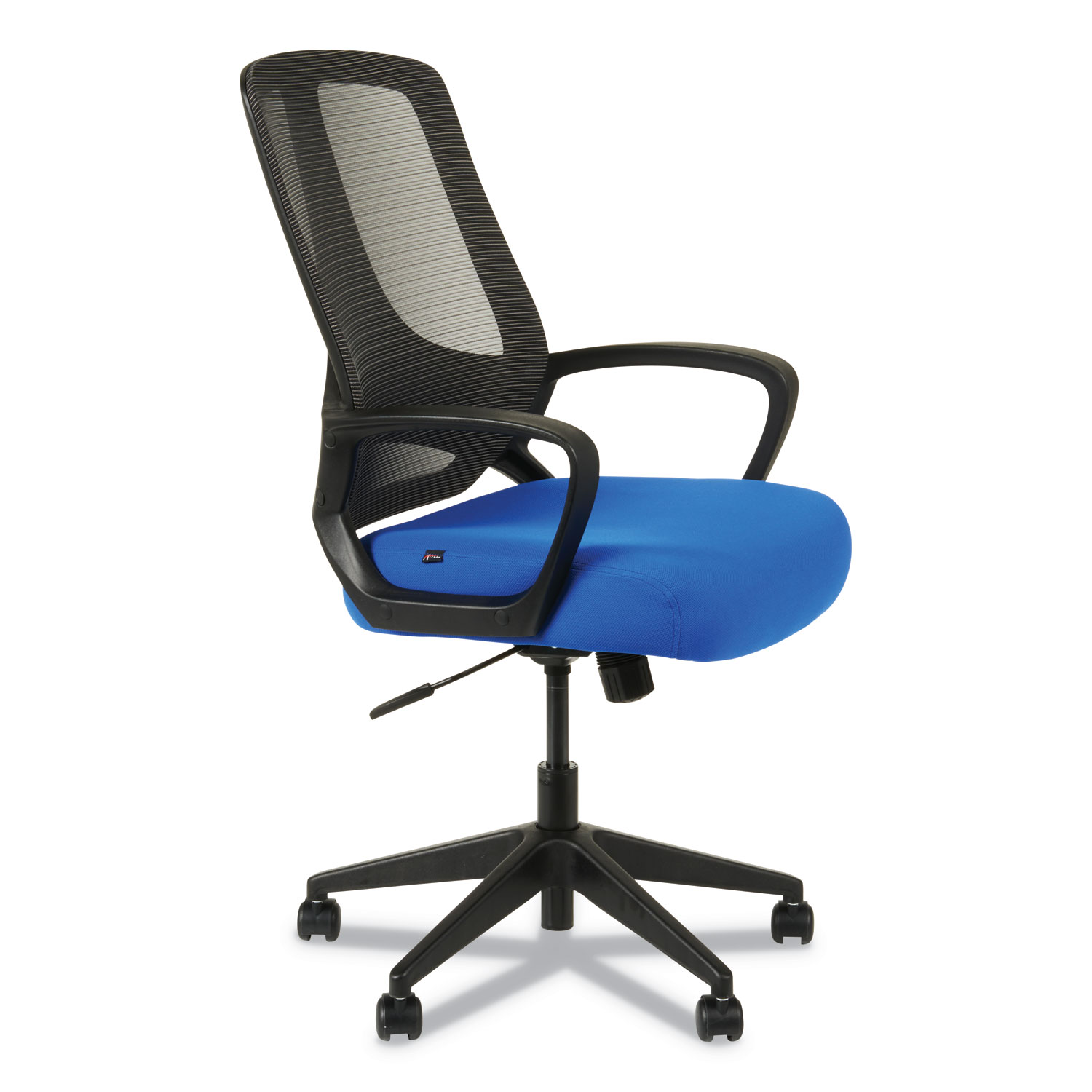  Alera ALEMB4728 Alera MB Series Mesh Mid-Back Office Chair, Supports up to 275 lbs., Blue Seat/Black Back, Black Base (ALEMB4728) 