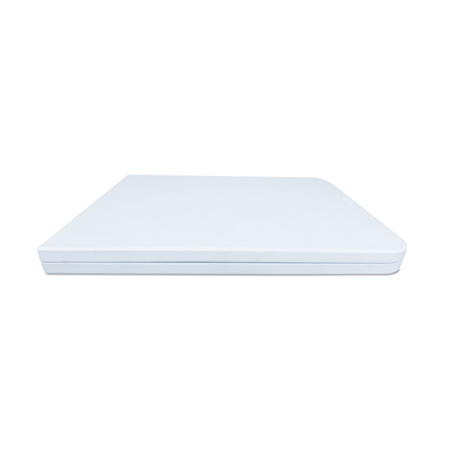 Fold-in-Half Resin Folding Table, 71w x 30d x 29h, White