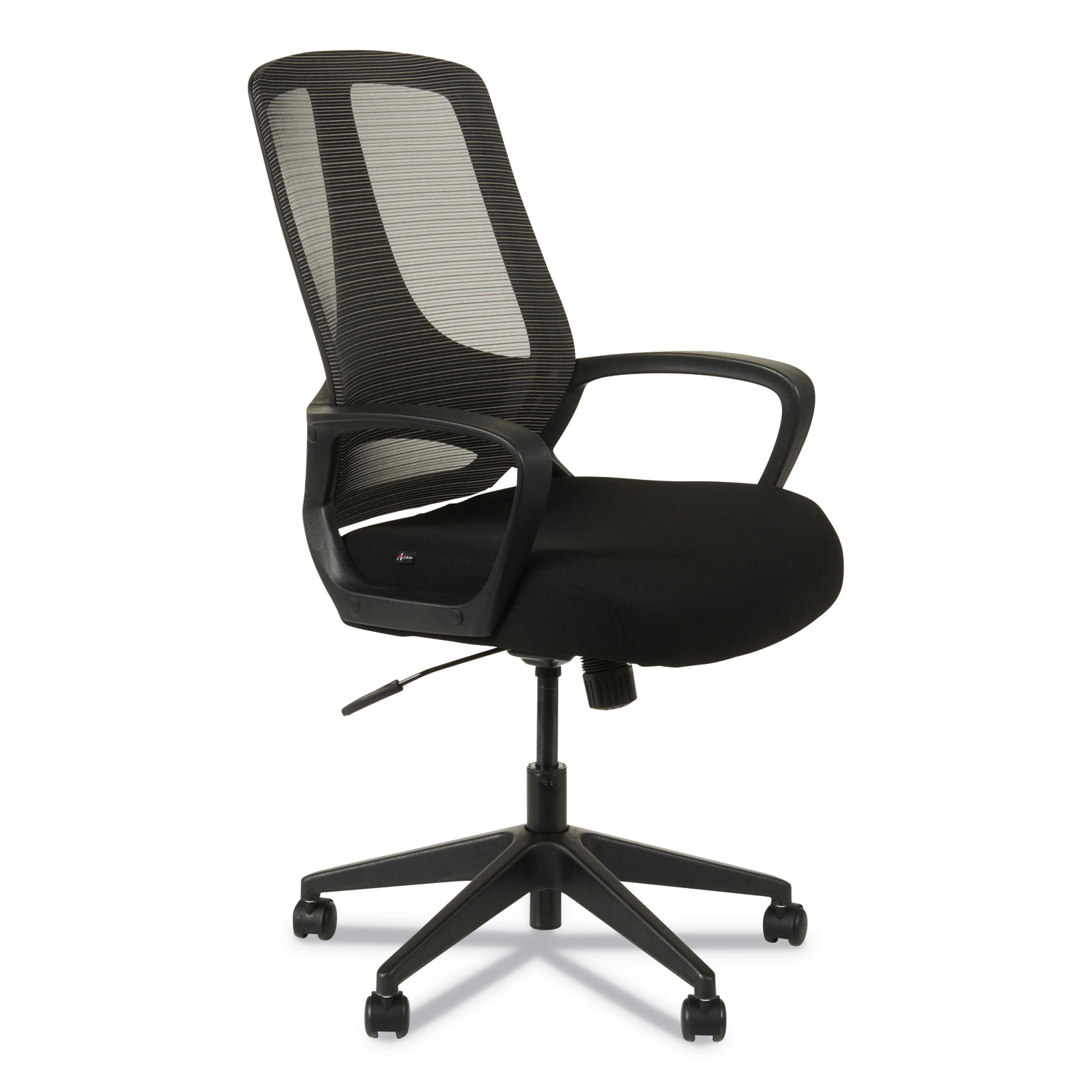  Alera ALEMB4718 Alera MB Series Mesh Mid-Back Office Chair, Supports up to 275 lbs., Black Seat/Black Back, Black Base (ALEMB4718) 