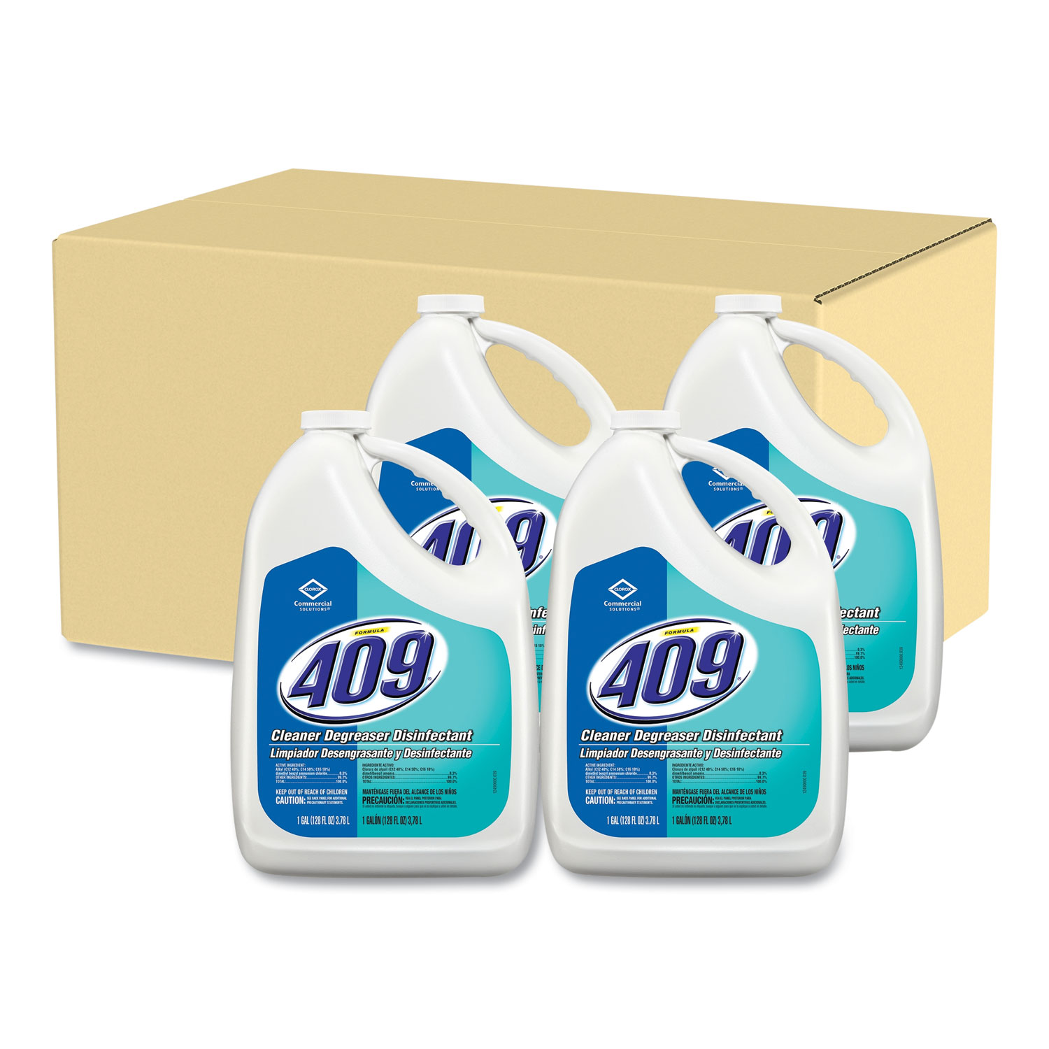  Formula 409 35300 Cleaner Degreaser Disinfectant, Refill, 128 oz 4/Carton (CLO35300CT) 