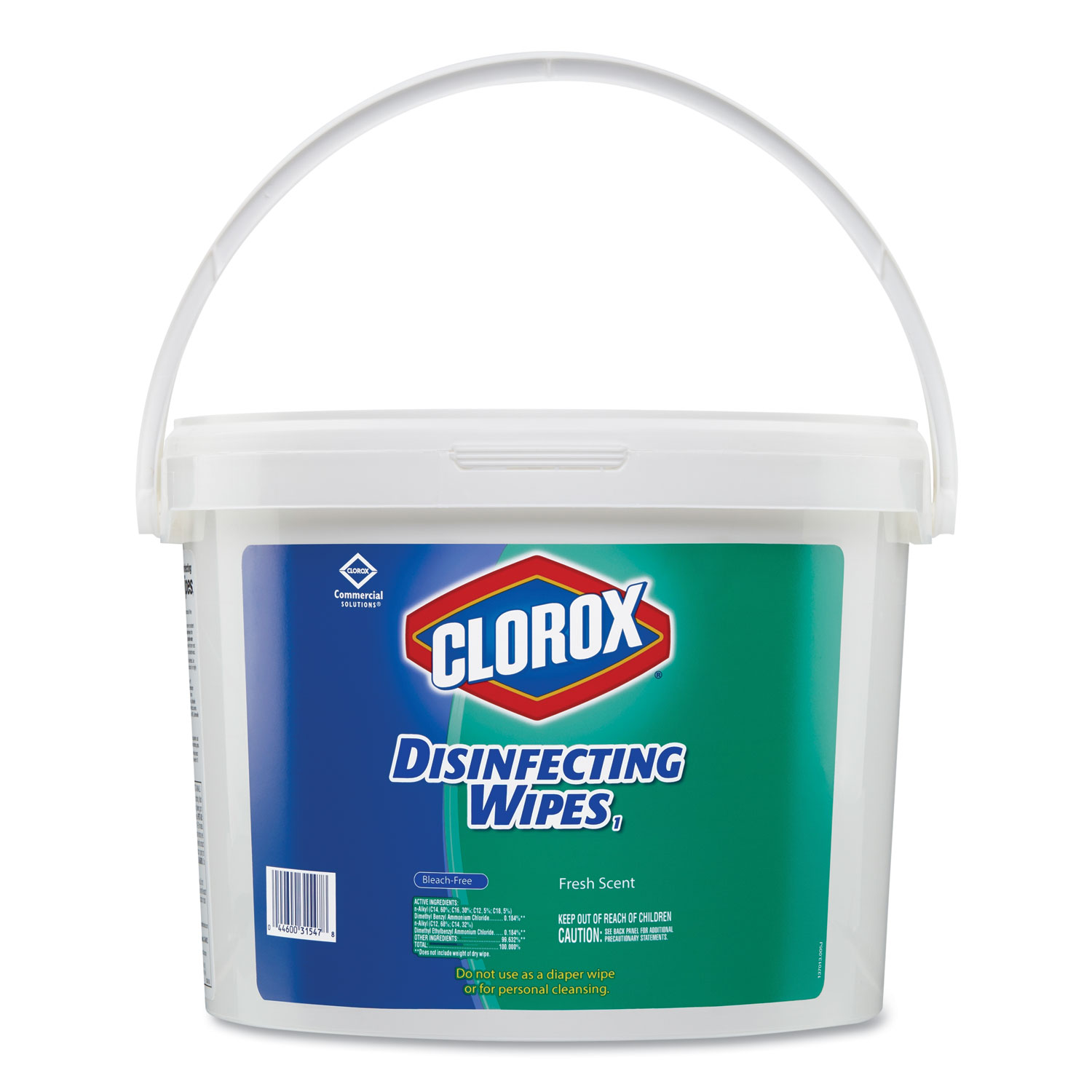  Clorox 31547 Disinfecting Wipes, 7 x 8, Fresh Scent, 700/Bucket (CLO31547) 
