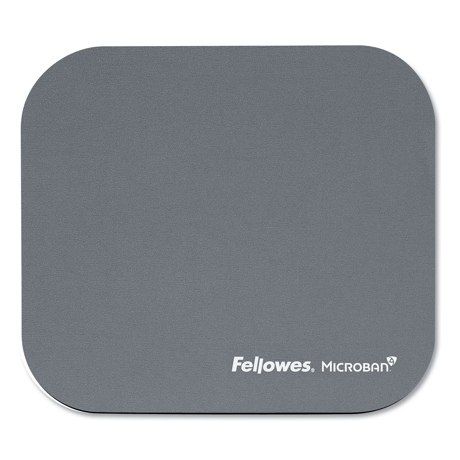  Fellowes 5934001 Mouse Pad w/Microban, Nonskid Base, 9 x 8, Graphite (FEL5934001) 