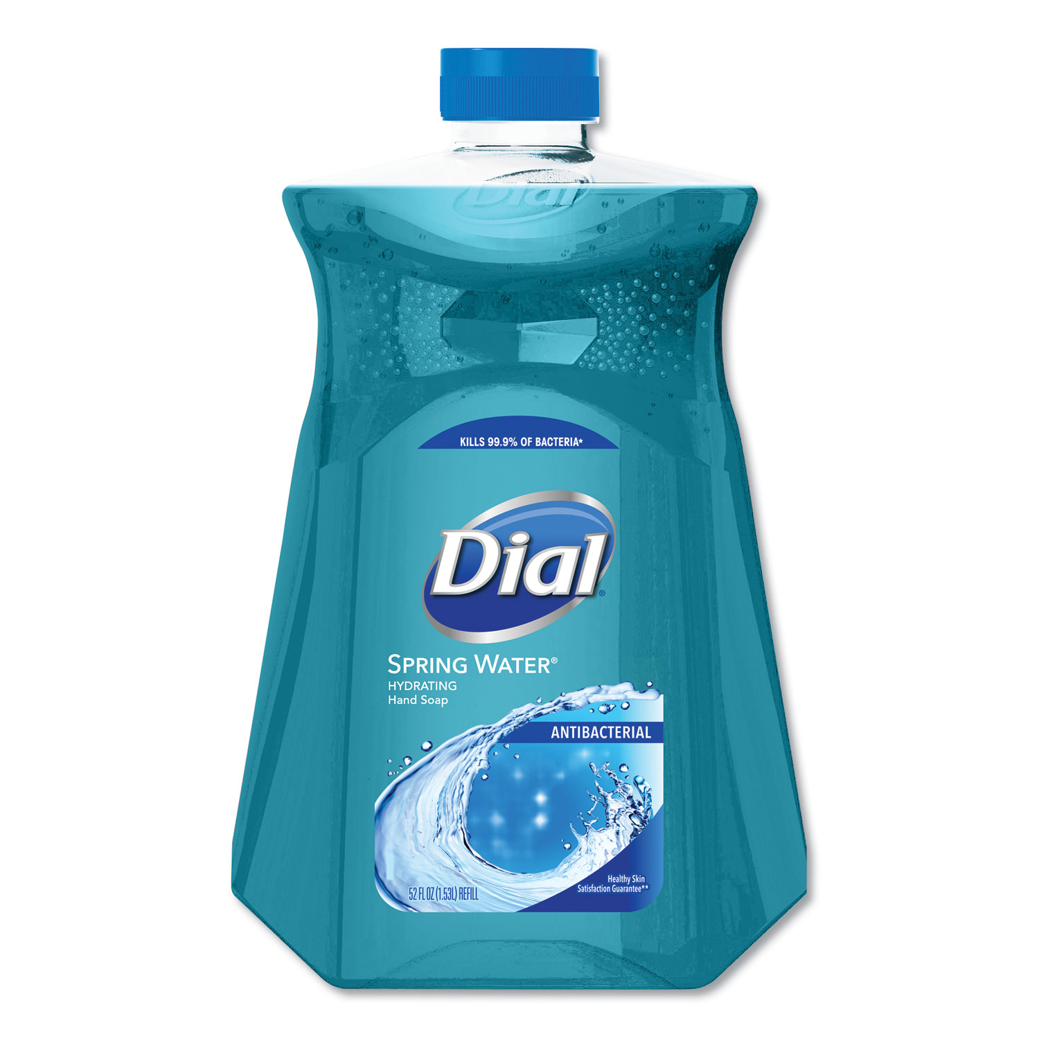  Dial DIA17010 Antibacterial Liquid Hand Soap, Spring Water, 52 oz Bottle, 3/Carton (DIA17010) 