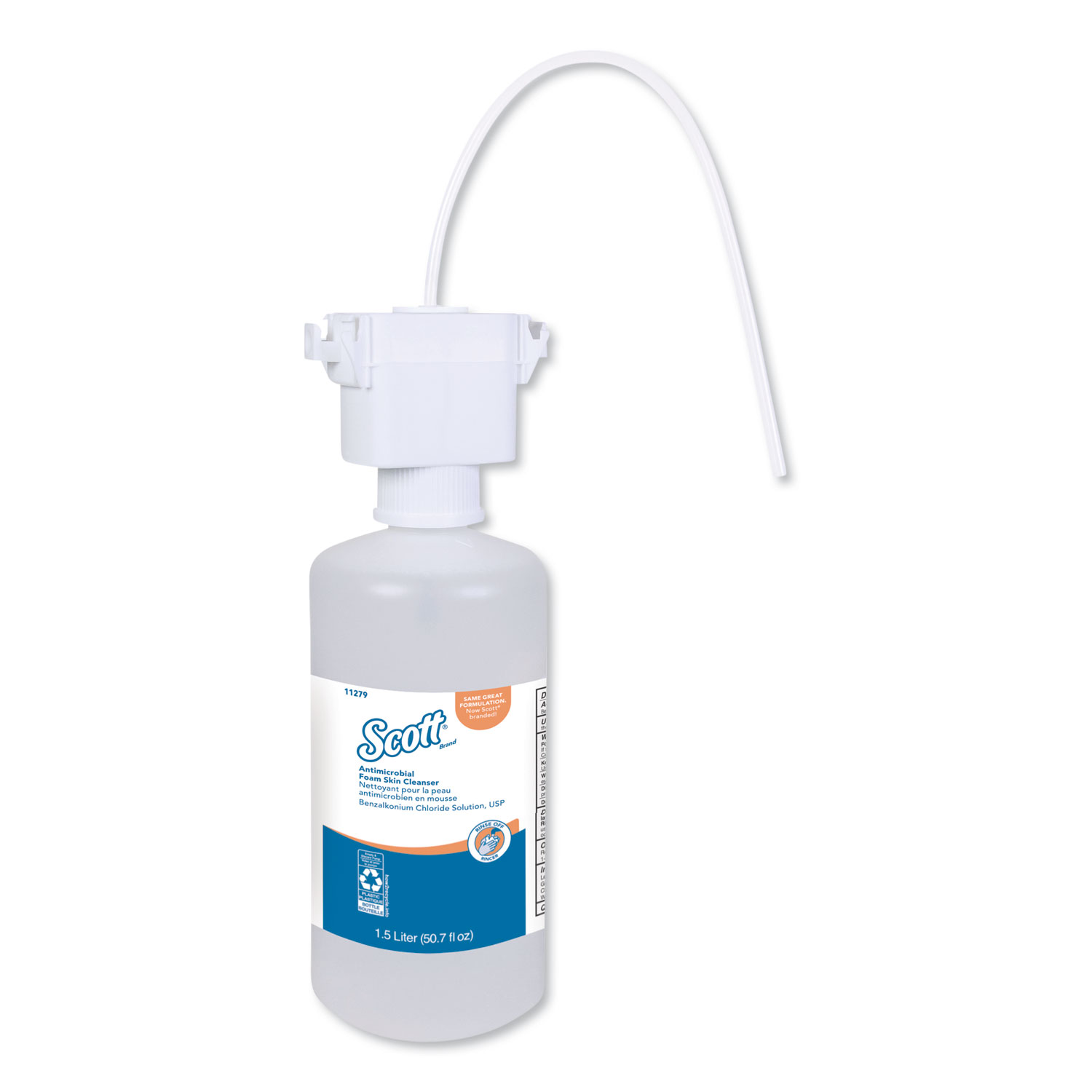  Scott 11279 Control Antimicrobial Foam Skin Cleanser , Unscented, 1500mL Refill, 2/Carton (KCC11279) 