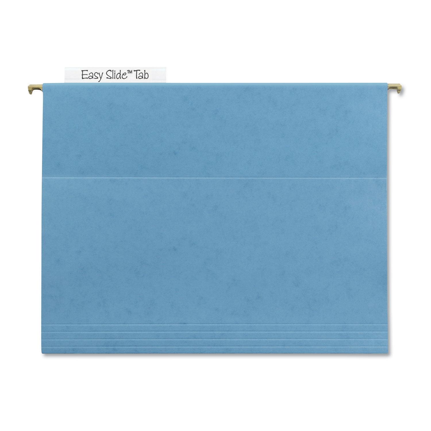 TUFF Hanging Folders with Easy Slide Tab, Letter Size, 1/3-Cut Tab, Blue, 18/Box
