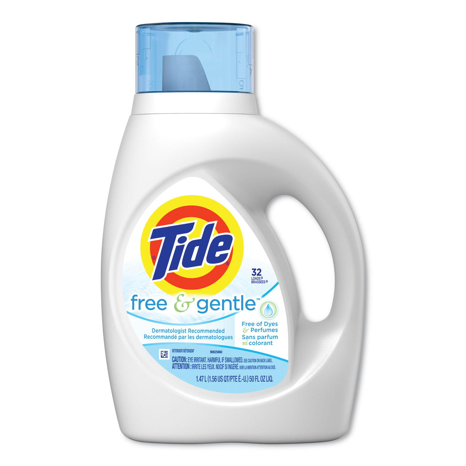  Tide 41823 Free & Gentle Laundry Detergent, 50oz Bottle, 6/Carton (PGC41823) 