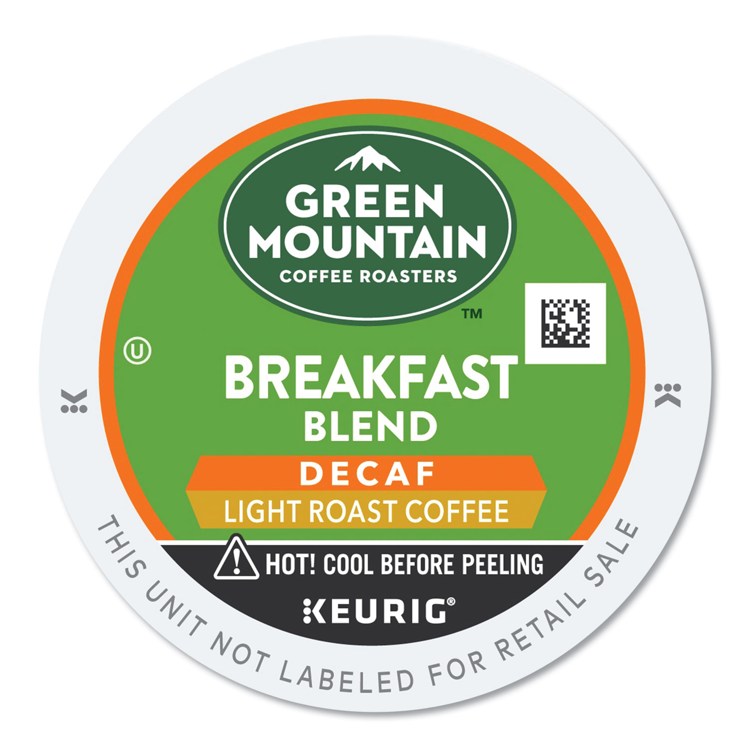  Green Mountain Coffee 7522 Breakfast Blend Decaf Coffee K-Cups, 96/Carton (GMT7522CT) 