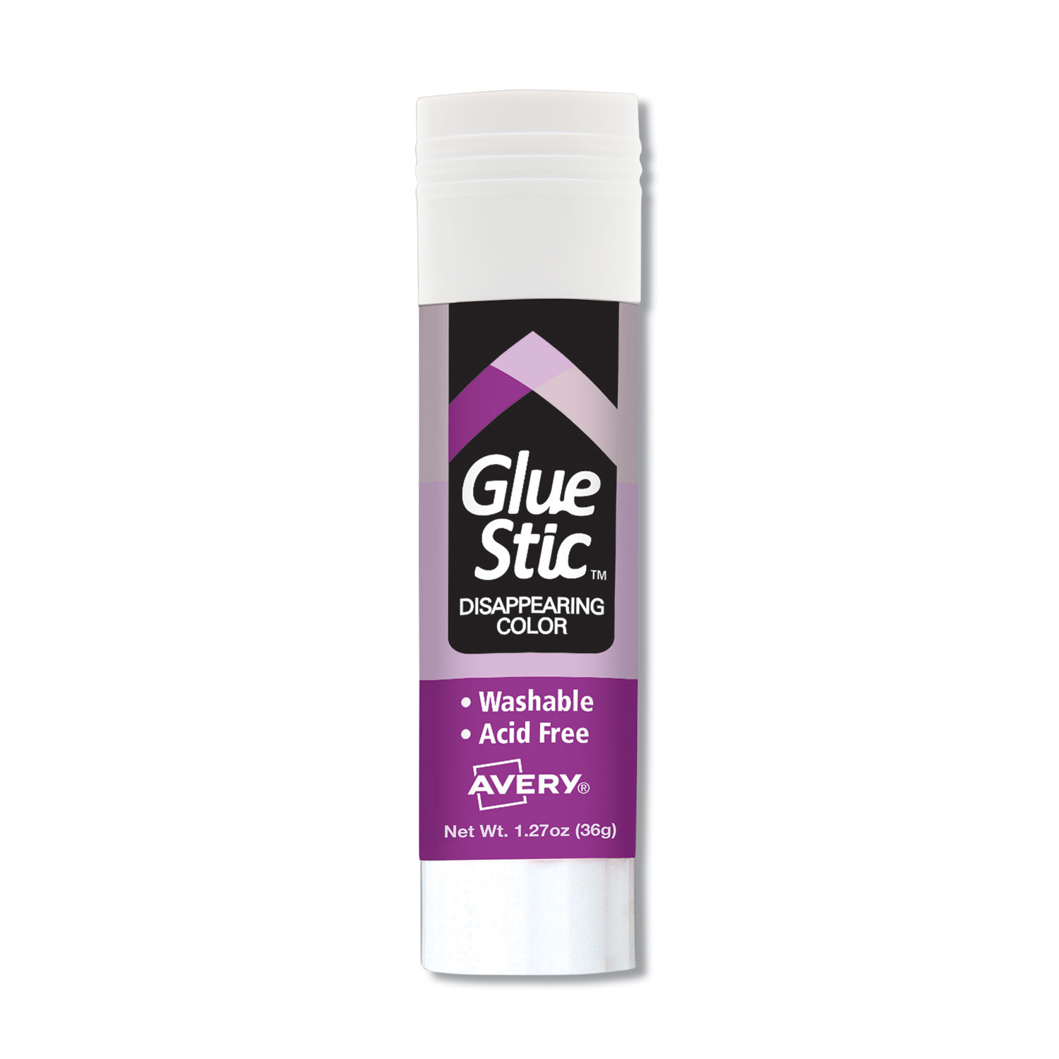 Permanent Glue Stics, Purple Application, 1.27 oz, Stick