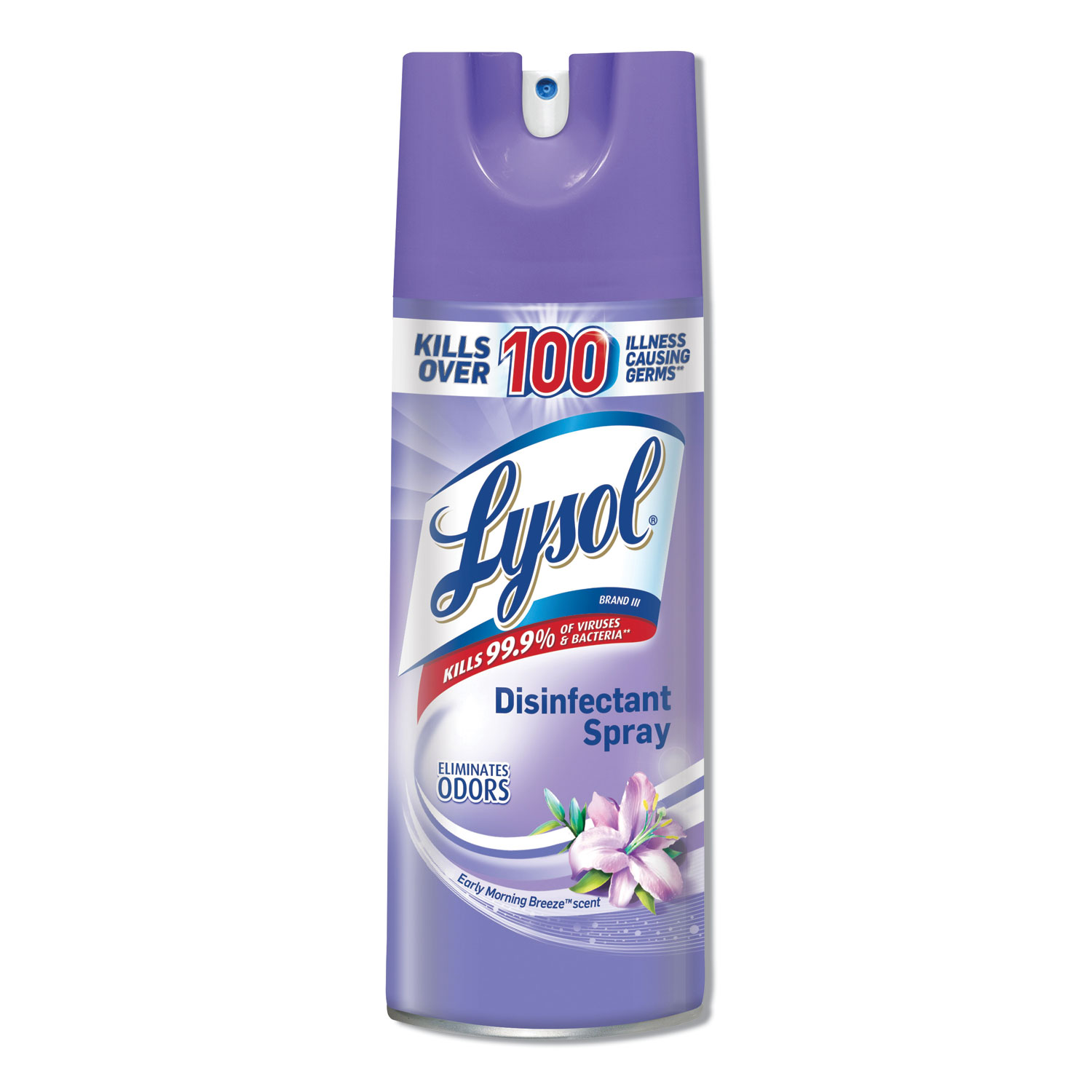  LYSOL Brand 19200-80833 Disinfectant Spray, Early Morning Breeze, 12.5oz Aerosol, 12/Carton (RAC80833) 