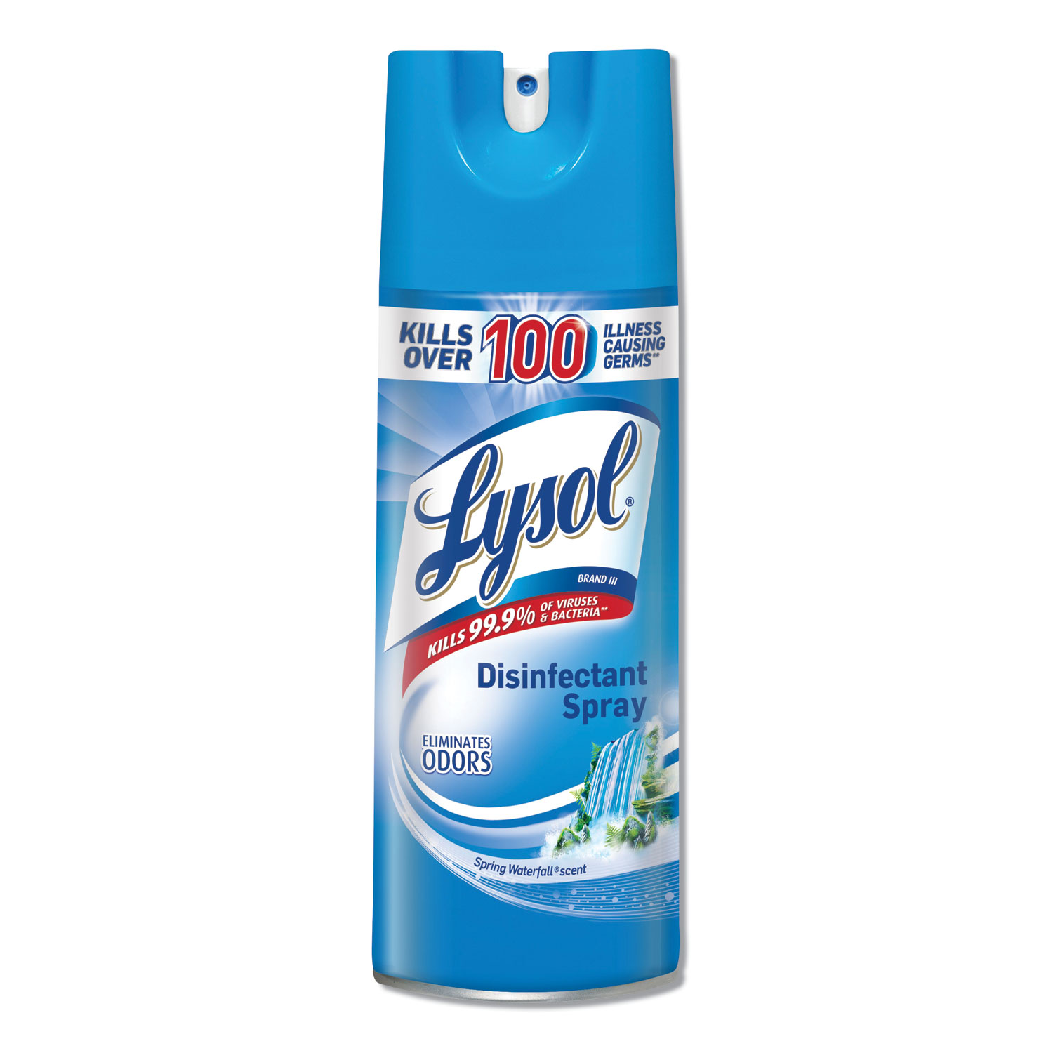  LYSOL Brand 19200-02845 Disinfectant Spray, Spring Waterfall, Liquid, 12.5 oz. Aerosol Can, 12/Carton (RAC02845) 