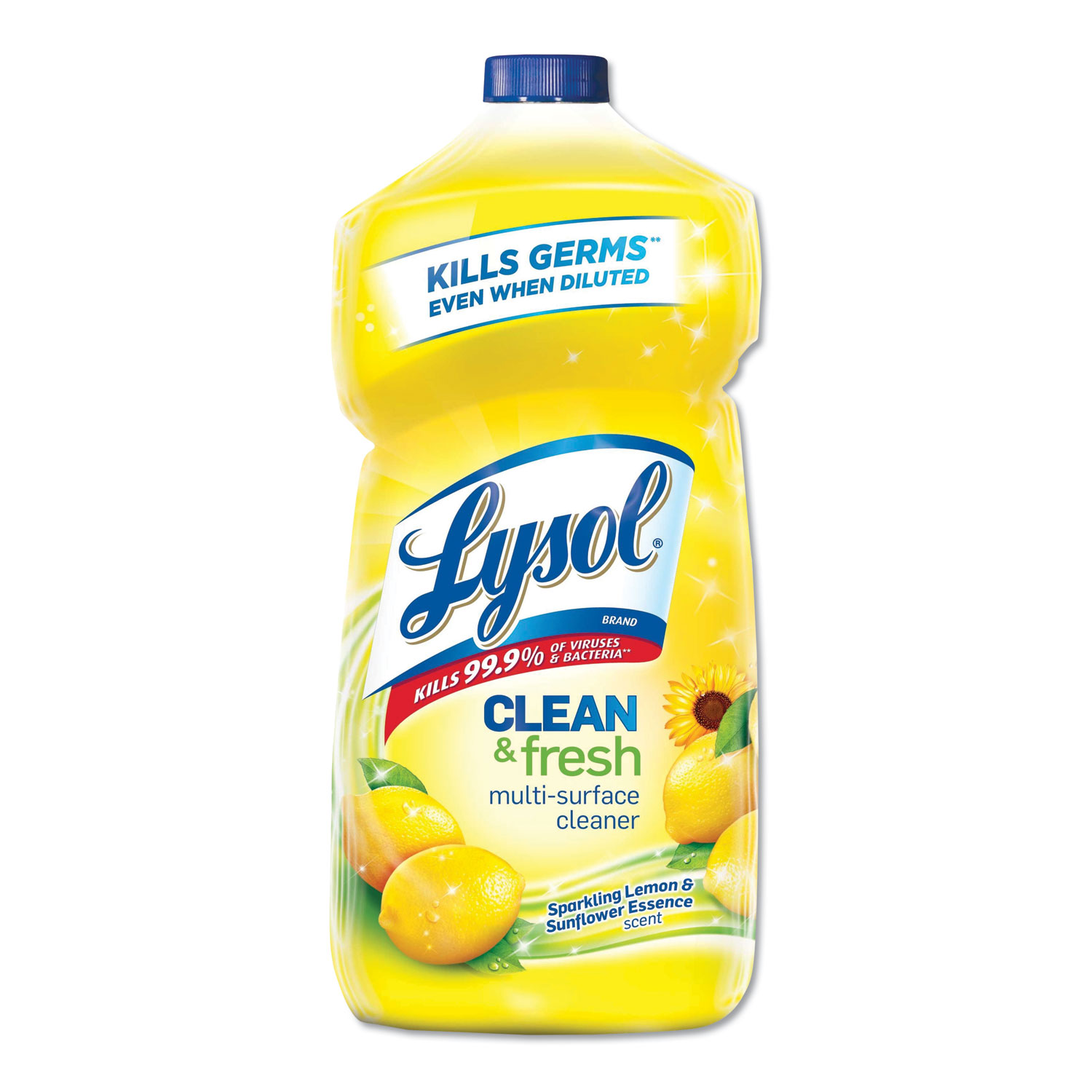  LYSOL Brand 19200-78626 Clean and Fresh MultiSurface Cleaner, Sparkling Lemon and Sunflower Essence, 40 oz Bottle (RAC78626CT) 
