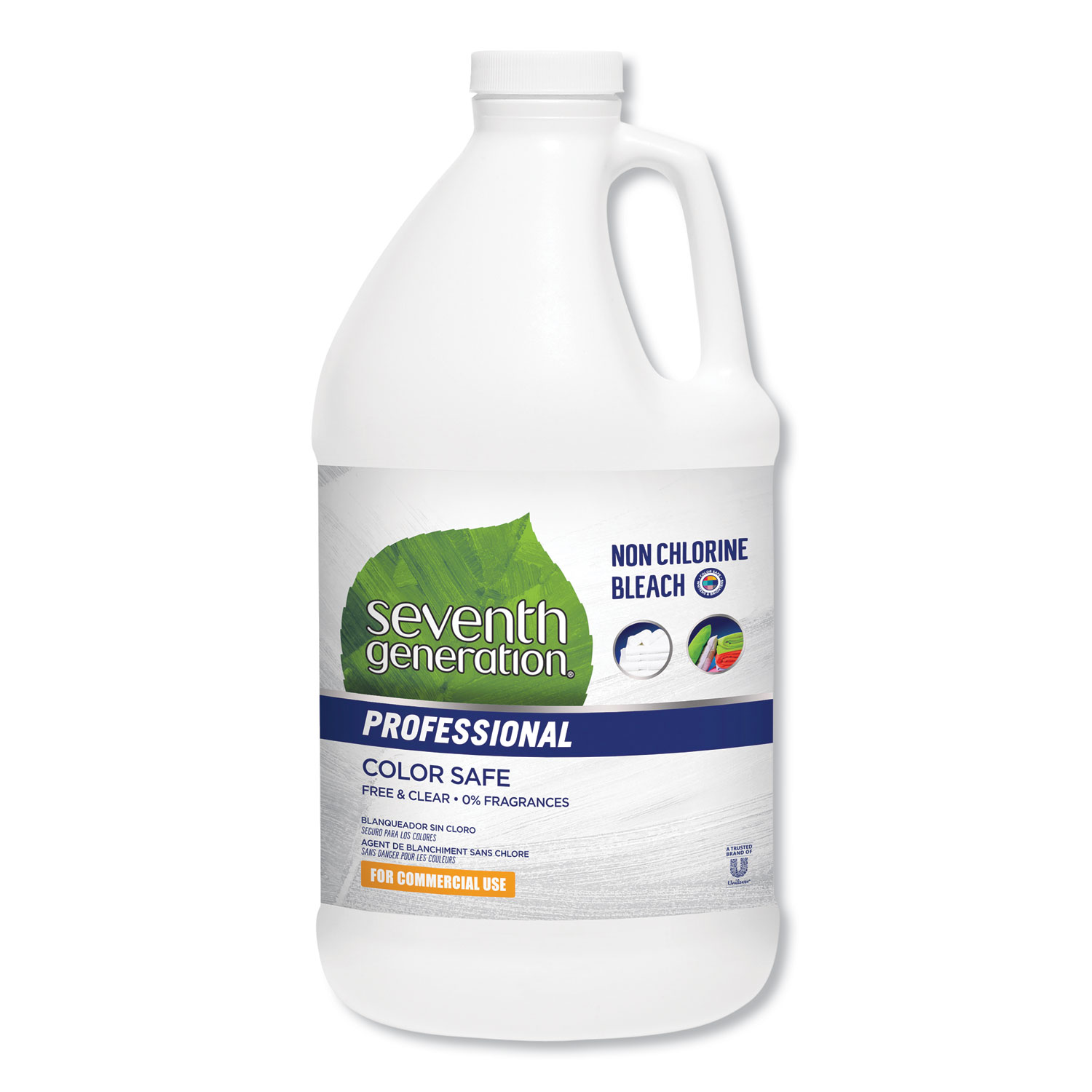  Seventh Generation Professional 44733CT Non Chlorine Bleach, Free and Clear, 21 Loads, 64 oz Bottle, 6/Carton (SEV44733CT) 