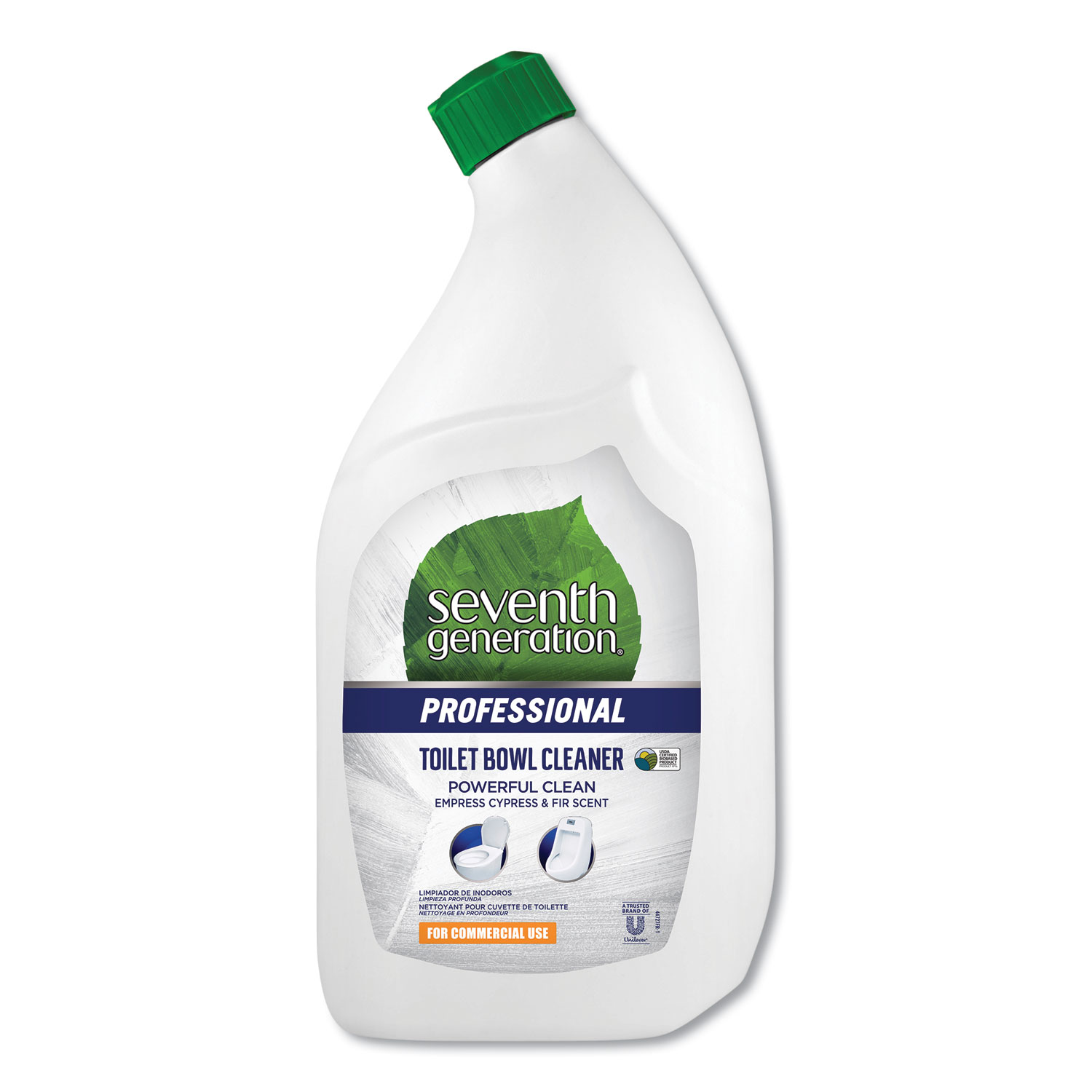  Seventh Generation Professional 44727 Toilet Bowl Cleaner, Emerald Cypress and Fir, 32 oz Bottle, 8/Carton (SEV44727CT) 