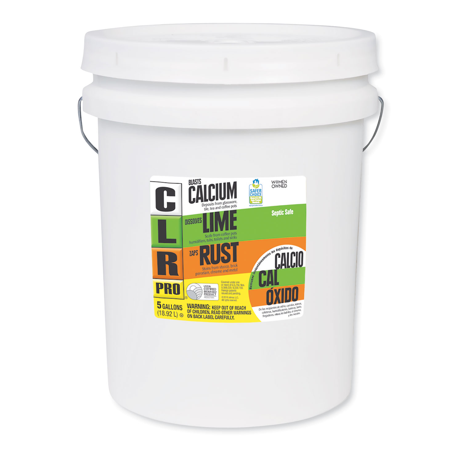  CLR PRO CL-5PRO Calcium, Lime and Rust Remover, 5 gal Pail (JELCL5PRO) 