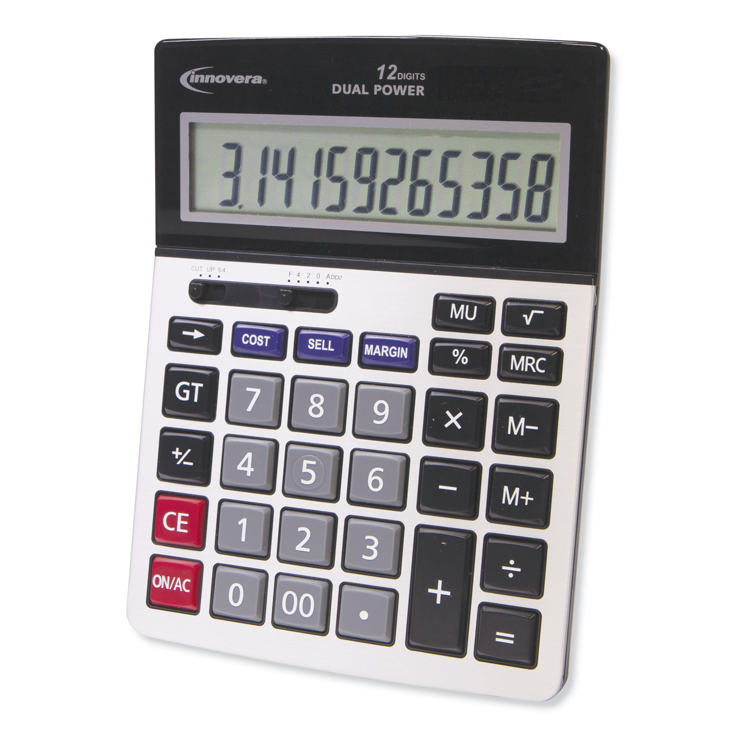  Innovera IVR15968 15968 Profit Analyzer Calculator, Dual Power, 12-Digit LCD Display (IVR15968) 