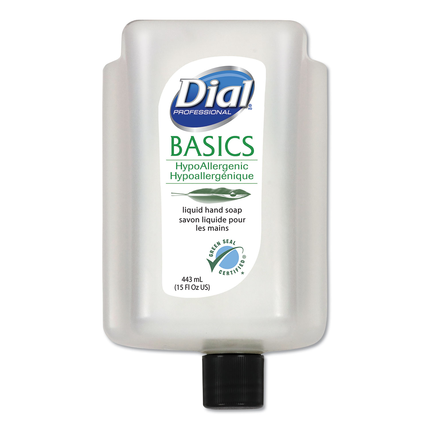  Dial Professional 1700099813 Basics Liquid Hand Soap, Fresh Floral, 15 oz Cartridge (DIA99813) 