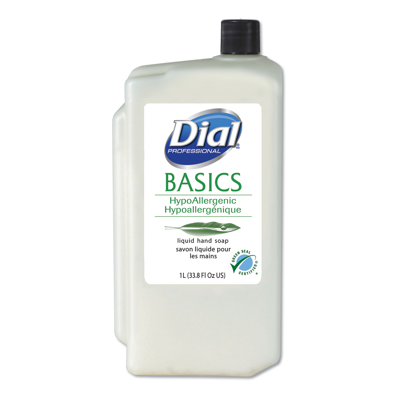  Dial Professional 6046 Basics Liquid Hand Soap, Fresh Floral, 1000mL Refill, 8/Carton (DIA06046) 