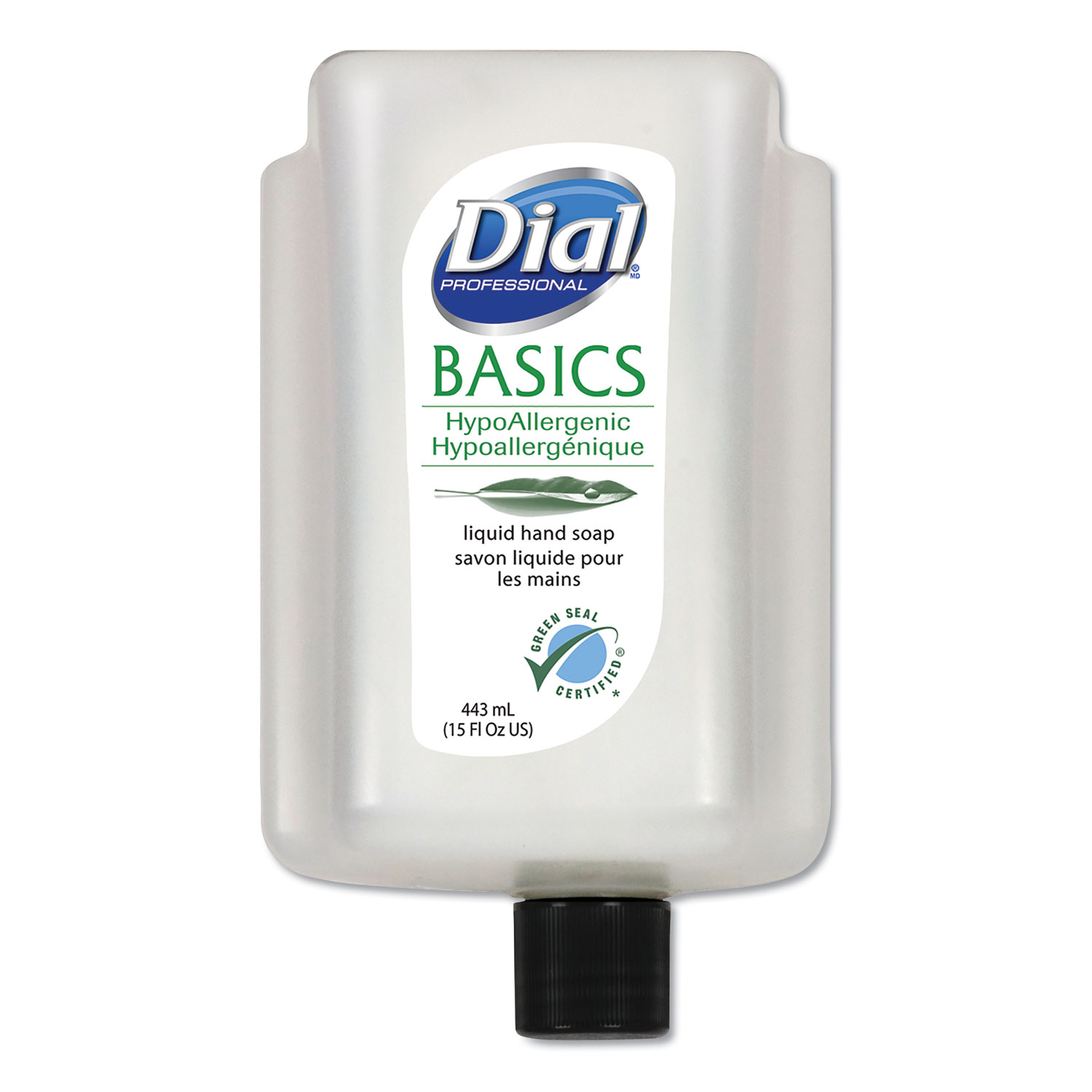  Dial Professional 99813 Basics Liquid Hand Soap, Fresh Floral, 15 oz Cartridge, 6/Carton (DIA99813CT) 