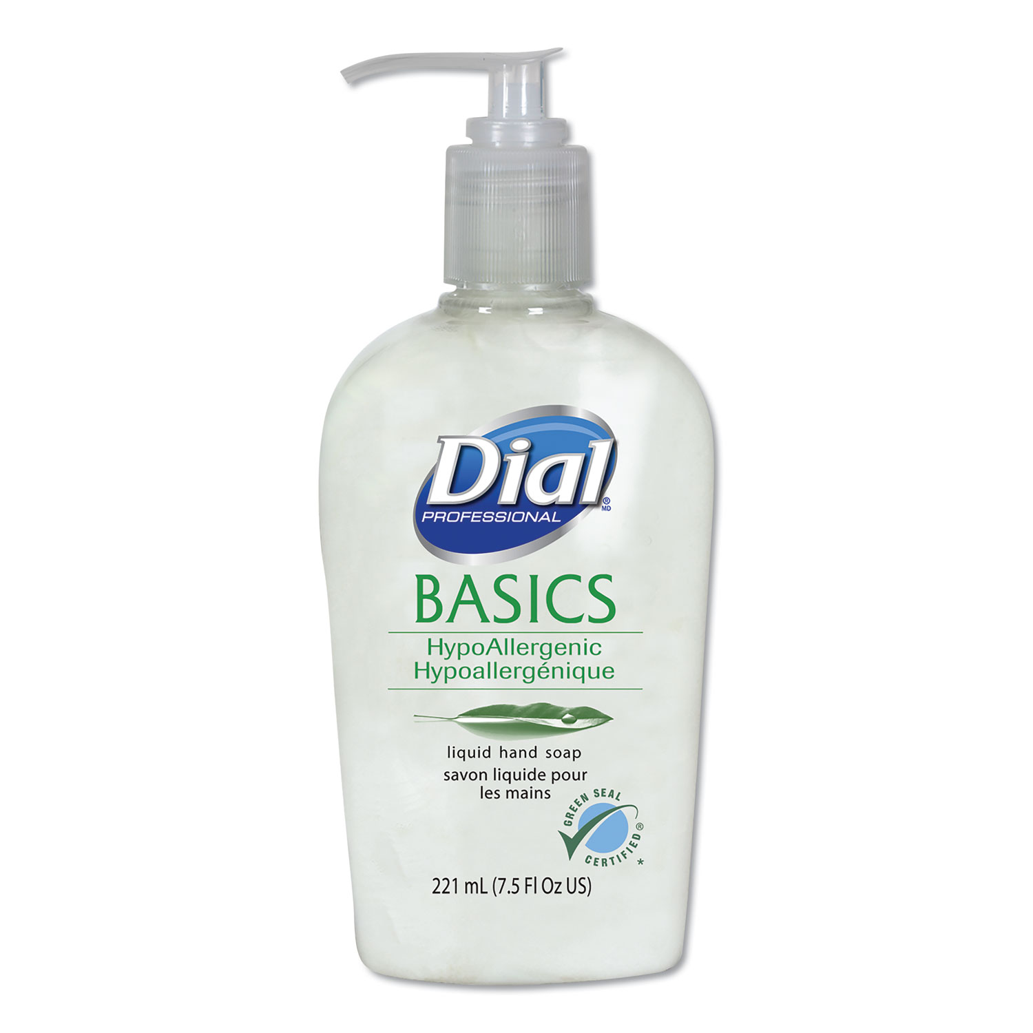  Dial Professional DIA 06028 Basics Liquid Hand Soap, 7.5 oz, Fresh Floral, 12/Carton (DIA06028CT) 