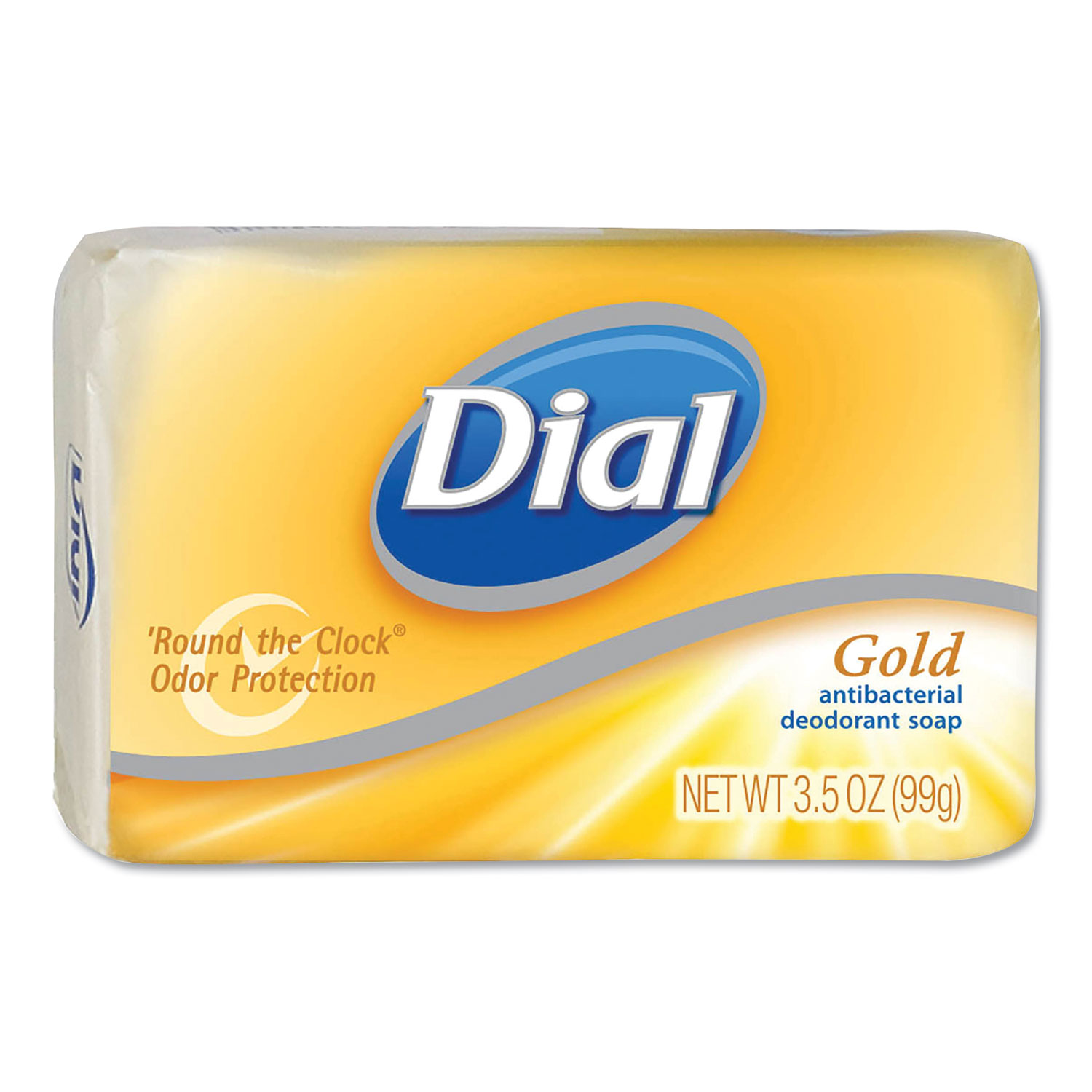  Dial 2401 Deodorant Bar Soap, Pleasant, Gold, 4oz Bar, 72/Carton (DIA02401) 