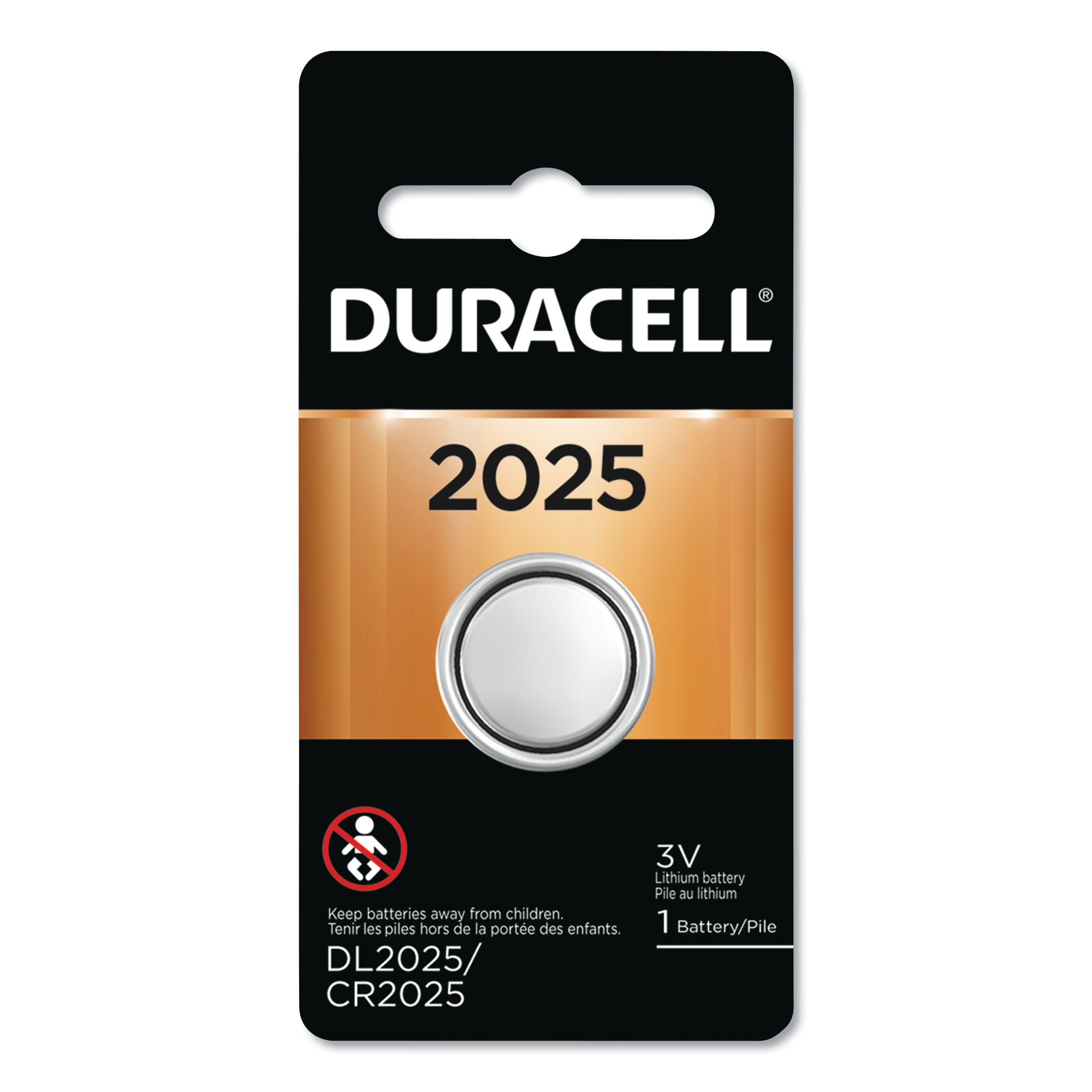  Duracell DL2025BPK Lithium Coin Battery, 2025 (DURDL2025BPK) 