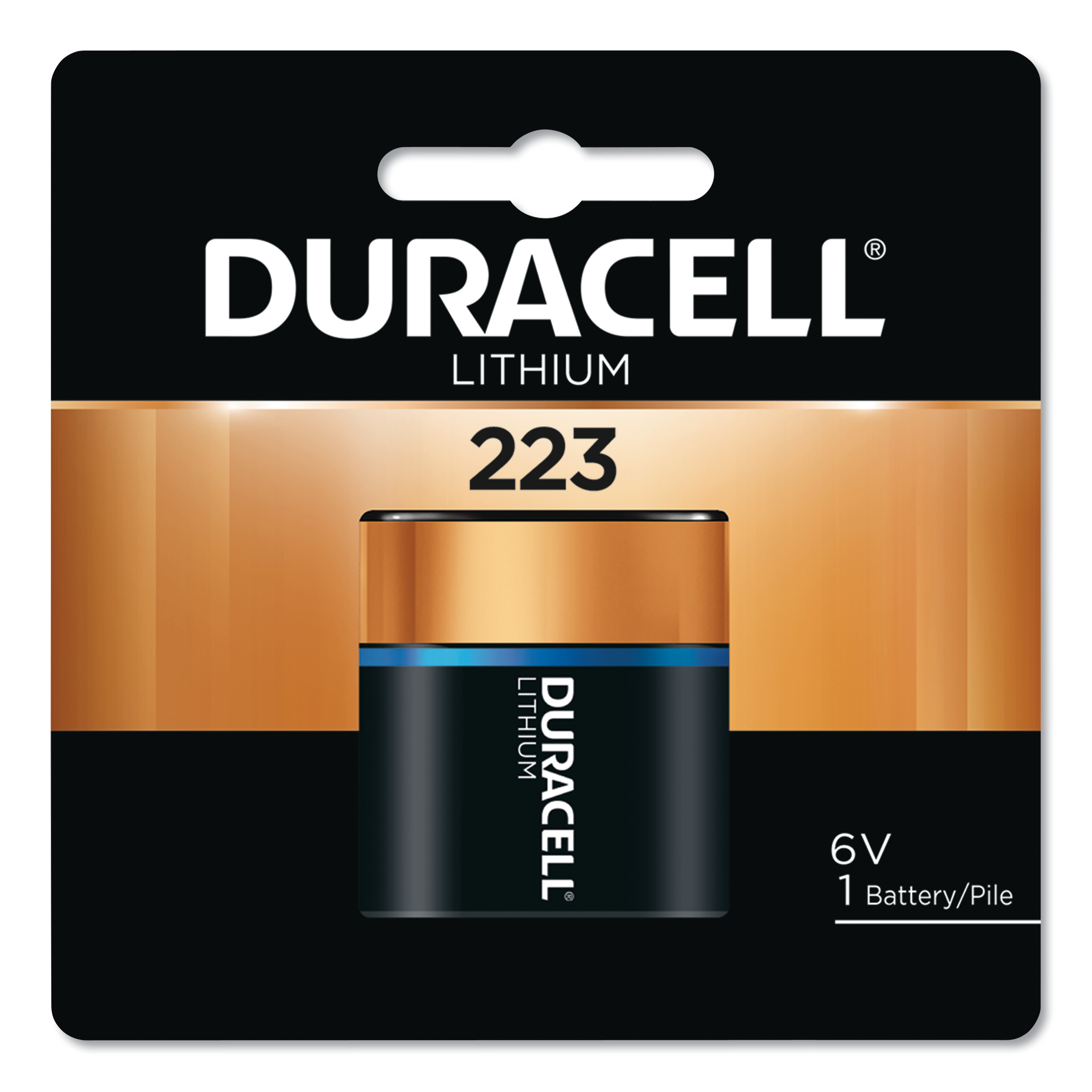  Duracell DL223ABPK Specialty High-Power Lithium Battery, 223, 6V (DURDL223ABPK) 