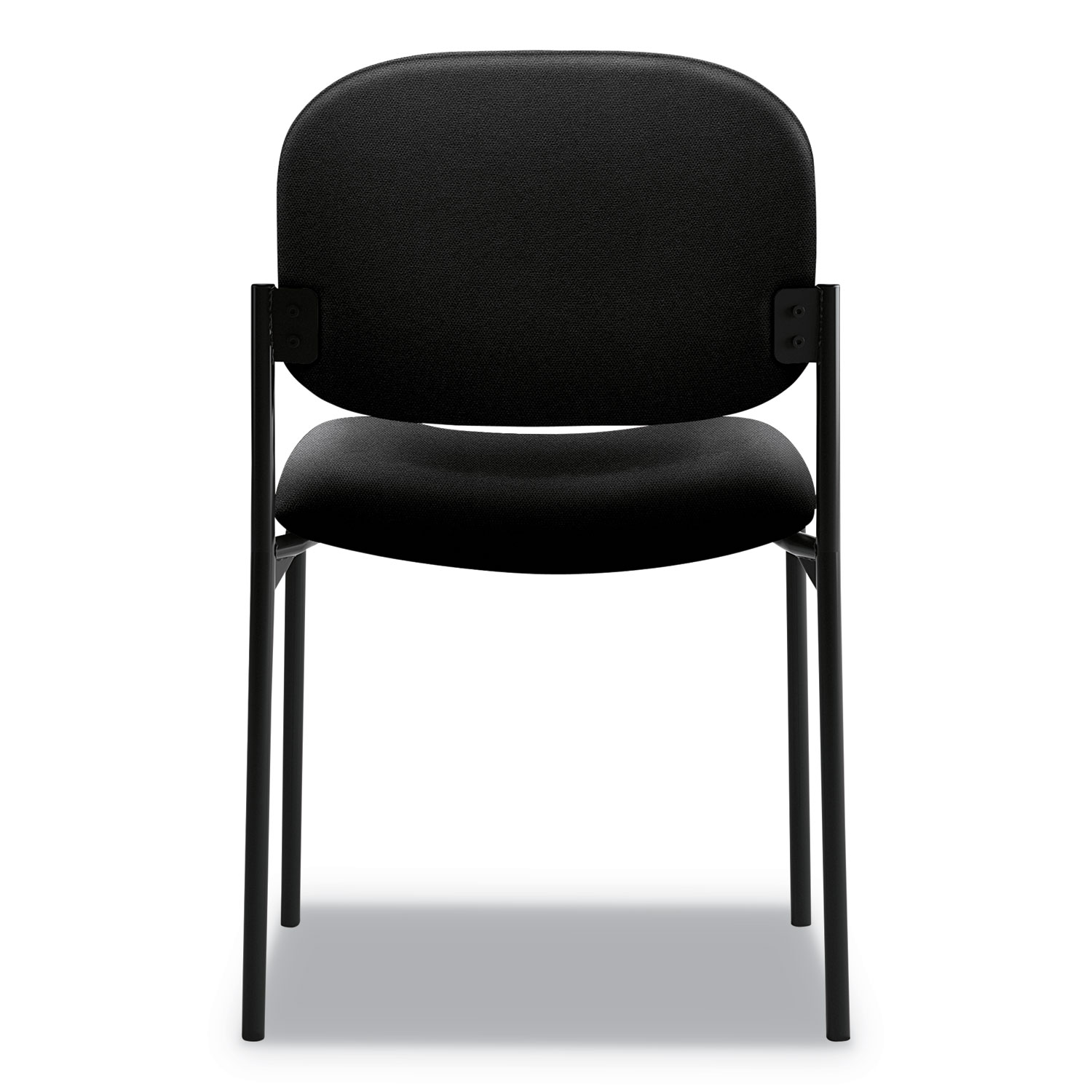  HON HVL606.VA10 VL606 Stacking Guest Chair without Arms, Black Seat/Black Back, Black Base (BSXVL606VA10) 
