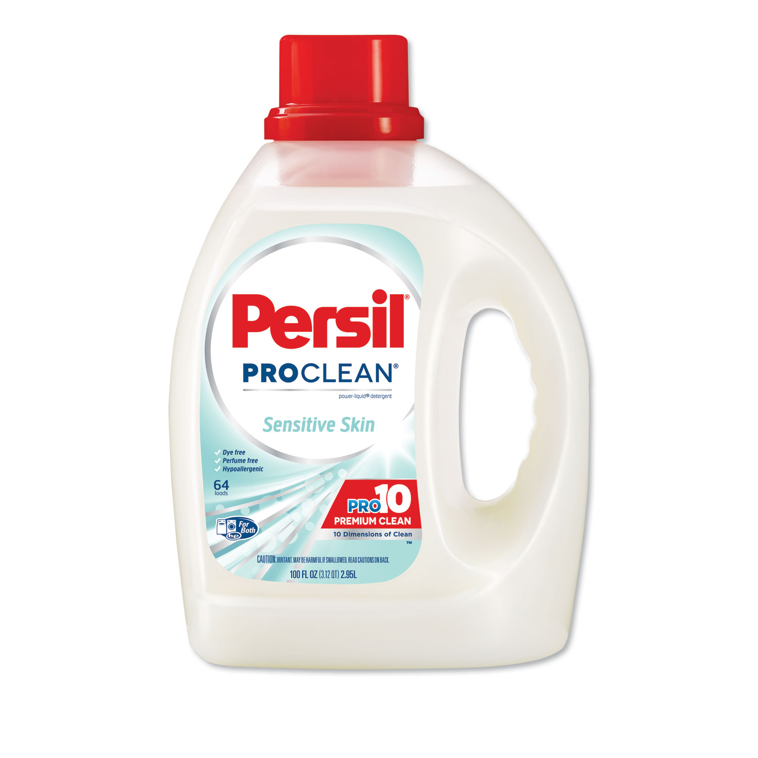 ProClean Power-Liquid Sensitive Skin Laundry Detergent, 100 oz Bottle, 4 per Ctn