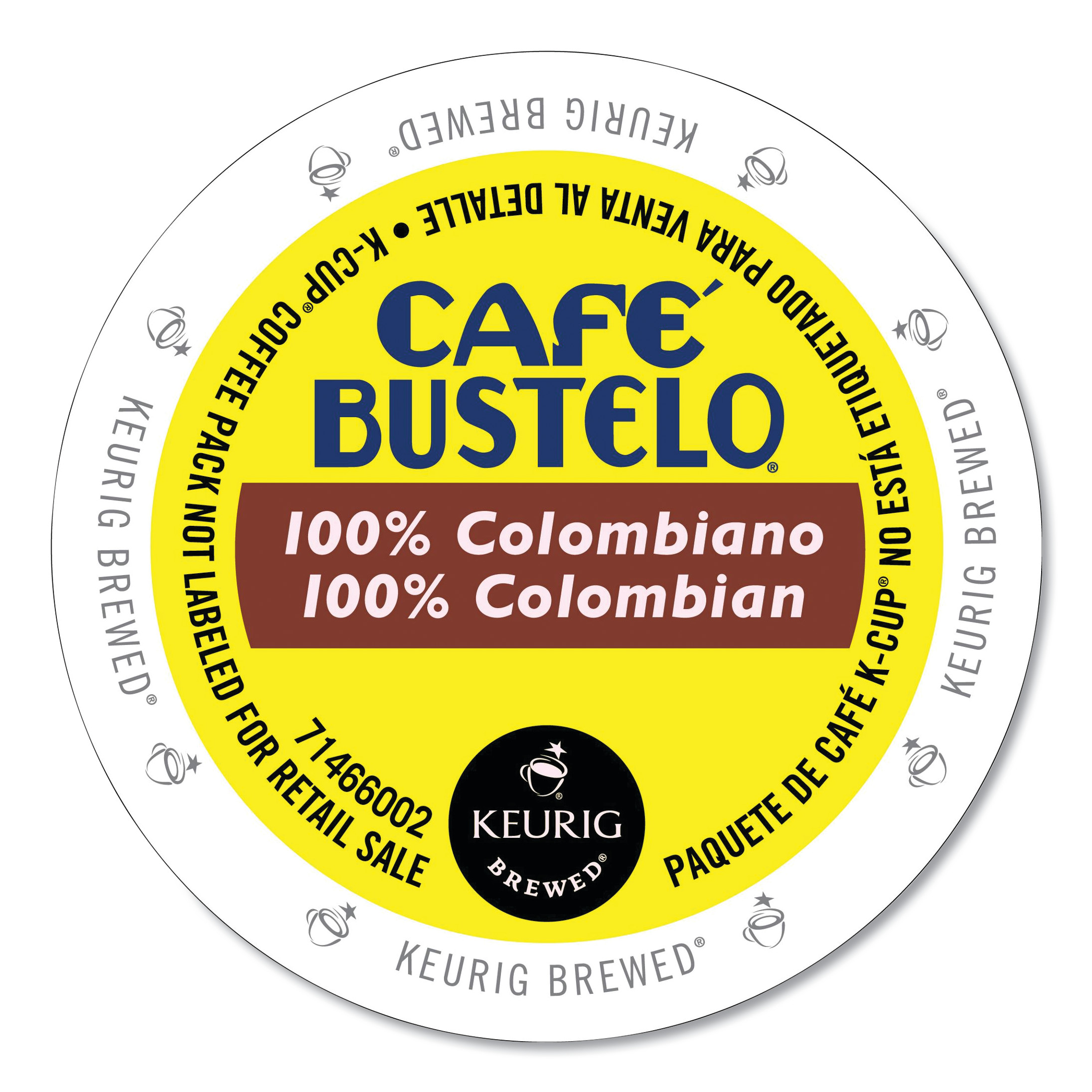  Café Bustelo 6107 100 percent Colombian K-Cups, 24/Box (GMT6107) 