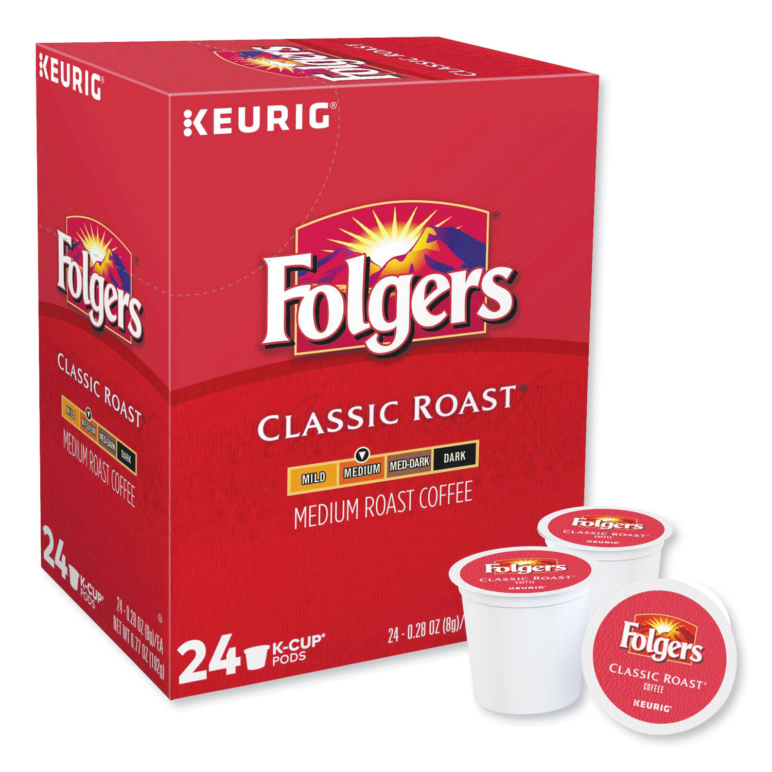 Folgers® Gourmet Selections Classic Roast Coffee K-Cups, 96/Carton ...