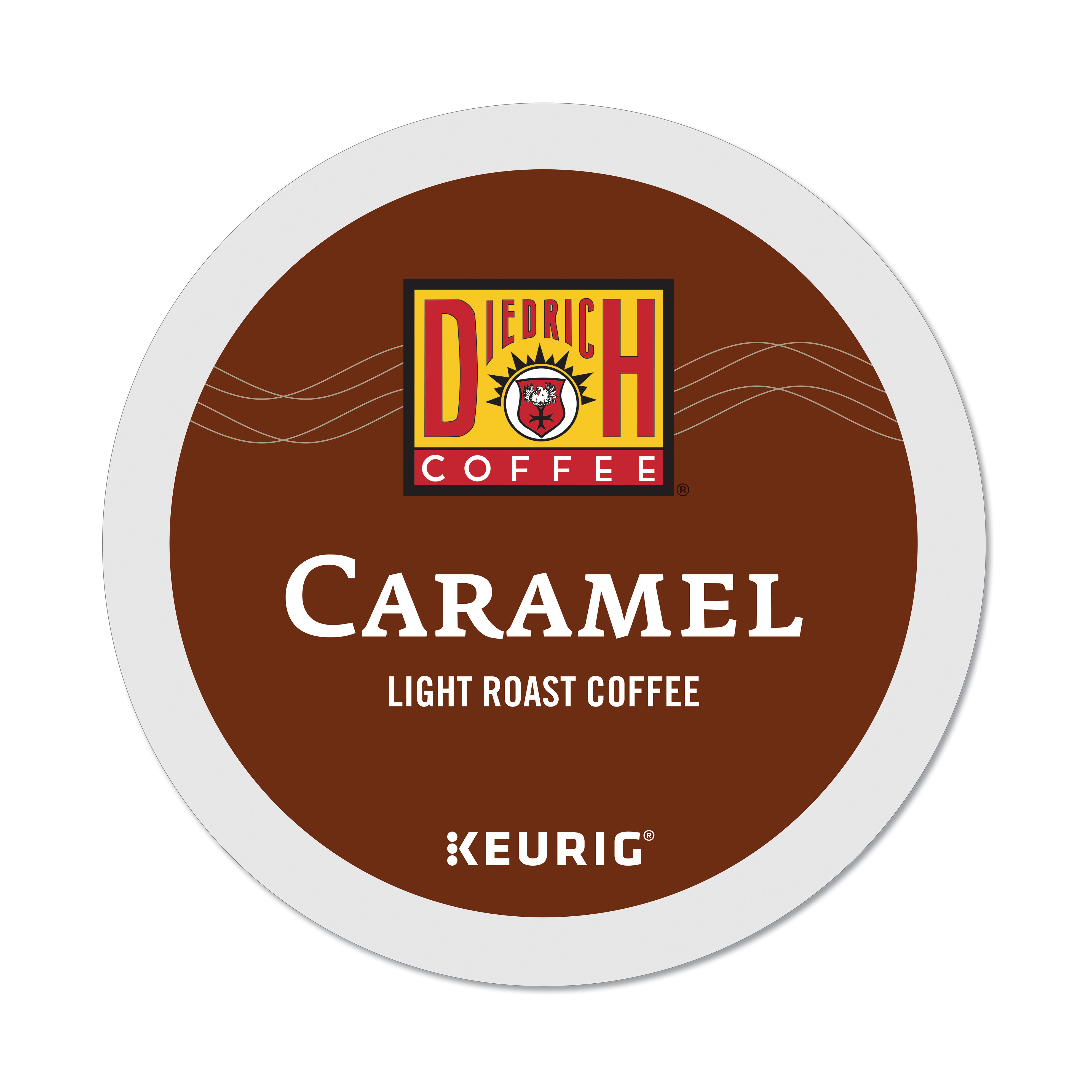 Diedrich Coffee 6376 Caramel K-Cup Pods, Caramel, 0.33 oz, K-Cup, 24/Box (GMT6376) 